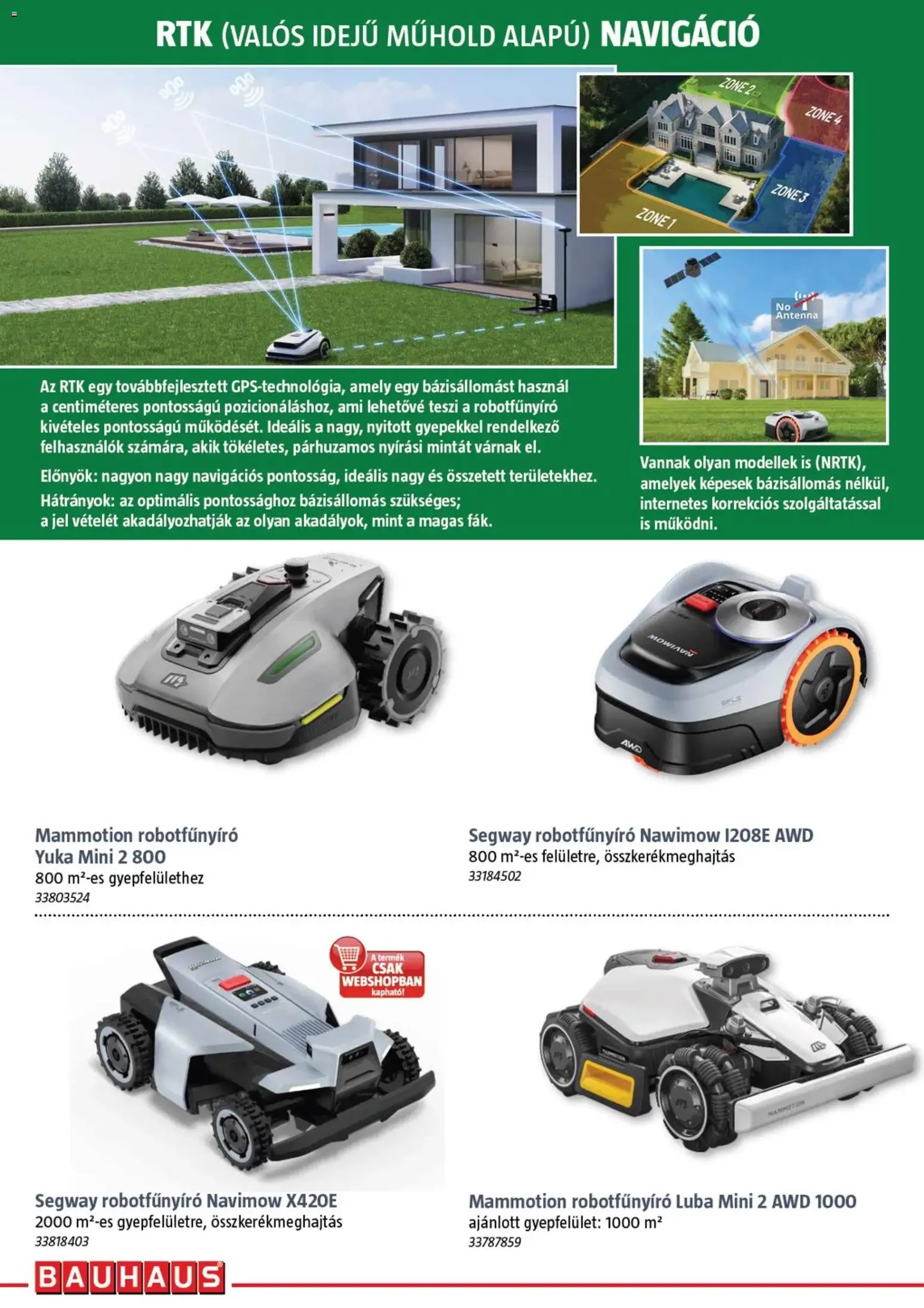 Katalógus Bauhaus Kerti Gépek - 2026.06.15. -tól/töl > akció, lapozható szórólap 🛍️ június 15.-tól augusztus 31.-ig 2026. - Oldal 4