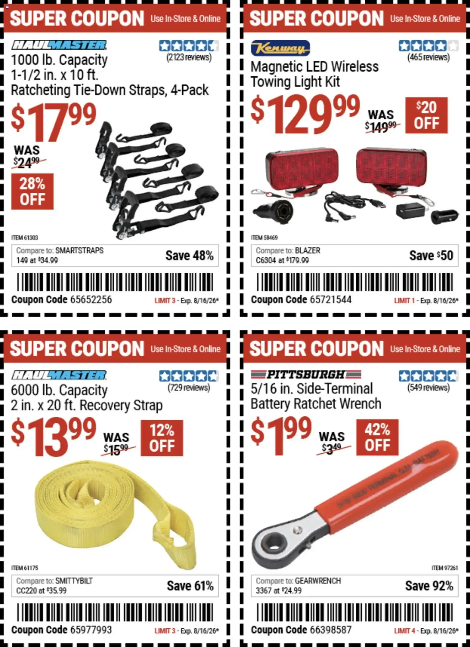 Weekly ad Harbor Freight Weekly Ad (08/03 - 08/16 2026) - Flyer from August 3 to August 16 2026 - Page 4
