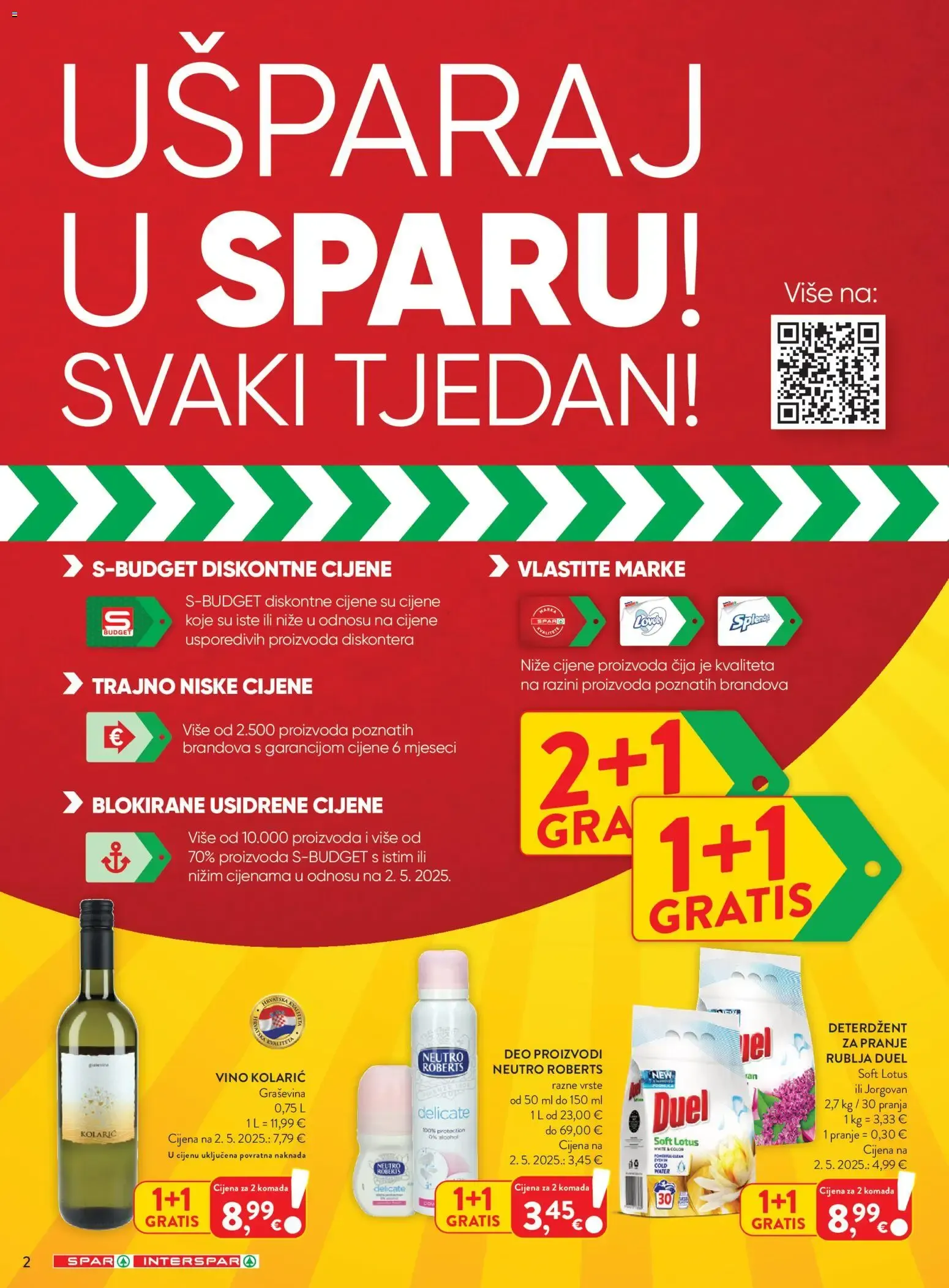 Katalog Interspar Katalog novi od 02.09.2026 na listanje > letak digitalni od 2. rujna do 8. rujna 2026. - Pregled Stranica 2