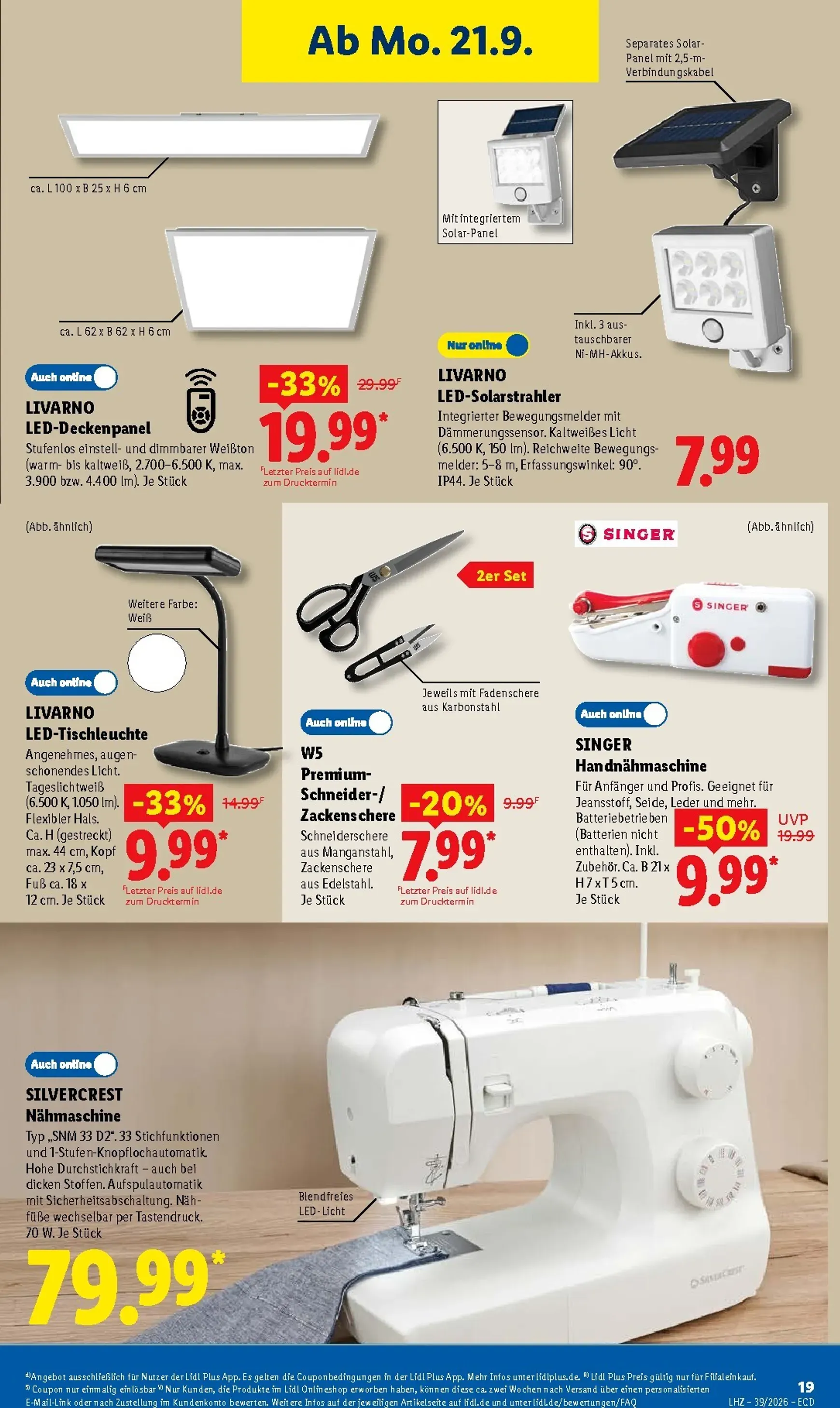 Lidl Prospekt nächste Woche – von Montag 21.09.2026 bis Samstag 26.09.2026 von 21. September bis 26. September 2026 - Prospekt seite 34