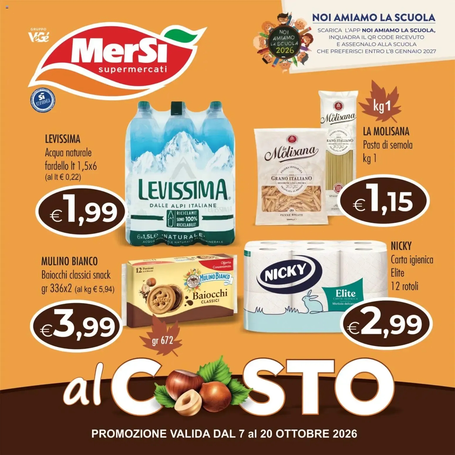 MerSi Supermercati volantino dal 07/10/2026 - online Offerte
