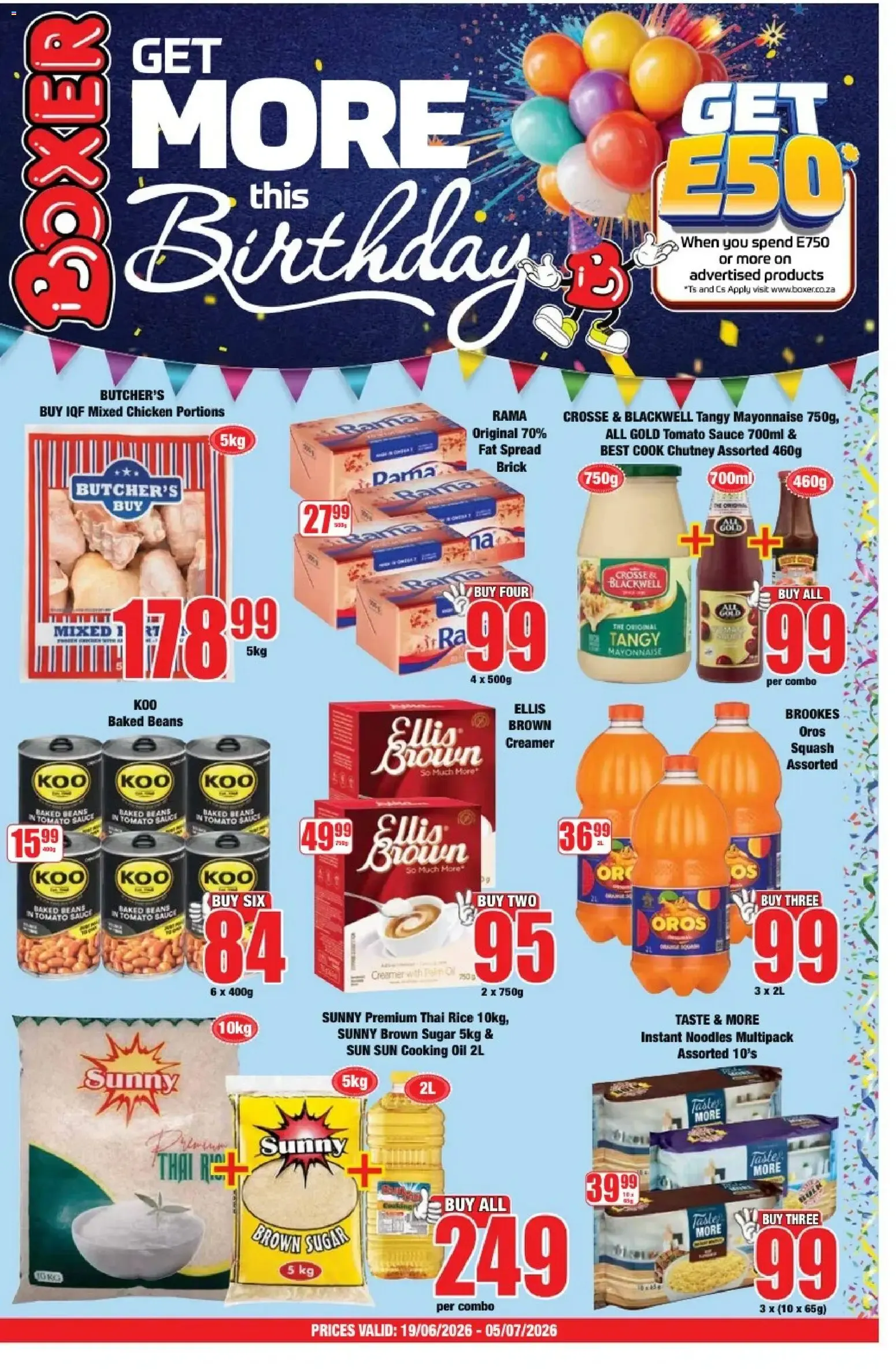 Boxer: Get More This Birthday from 19 June to 5 July 2026 - Catalogue Page 1
