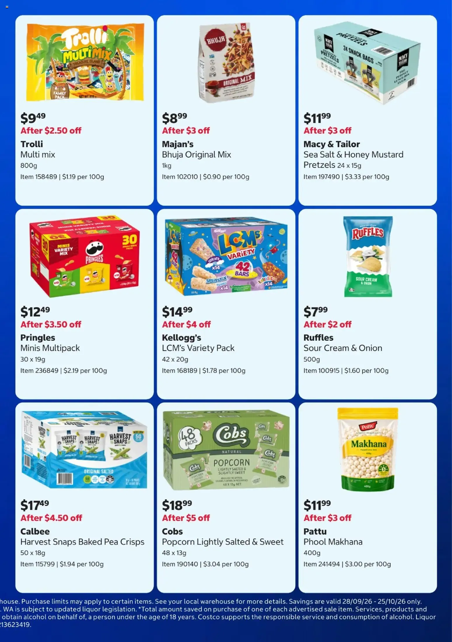 Costco Wholesale In-Warehouse Savings - Catalogue valid from 28 September to 25 October 2026 - page 7