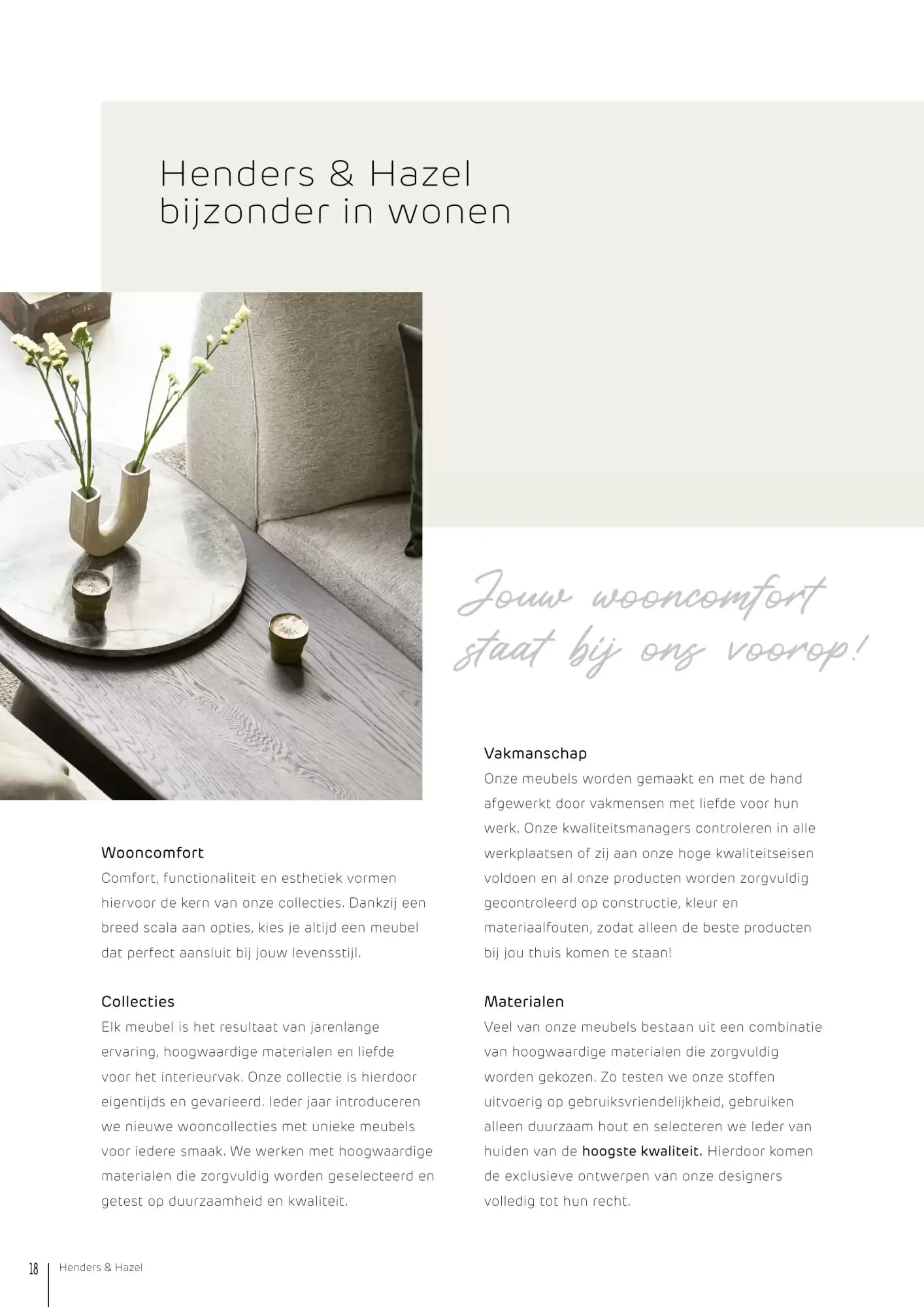 Henders & Hazel folder van 12 oktober tot 31 maart 2027 - Folder pagina 18