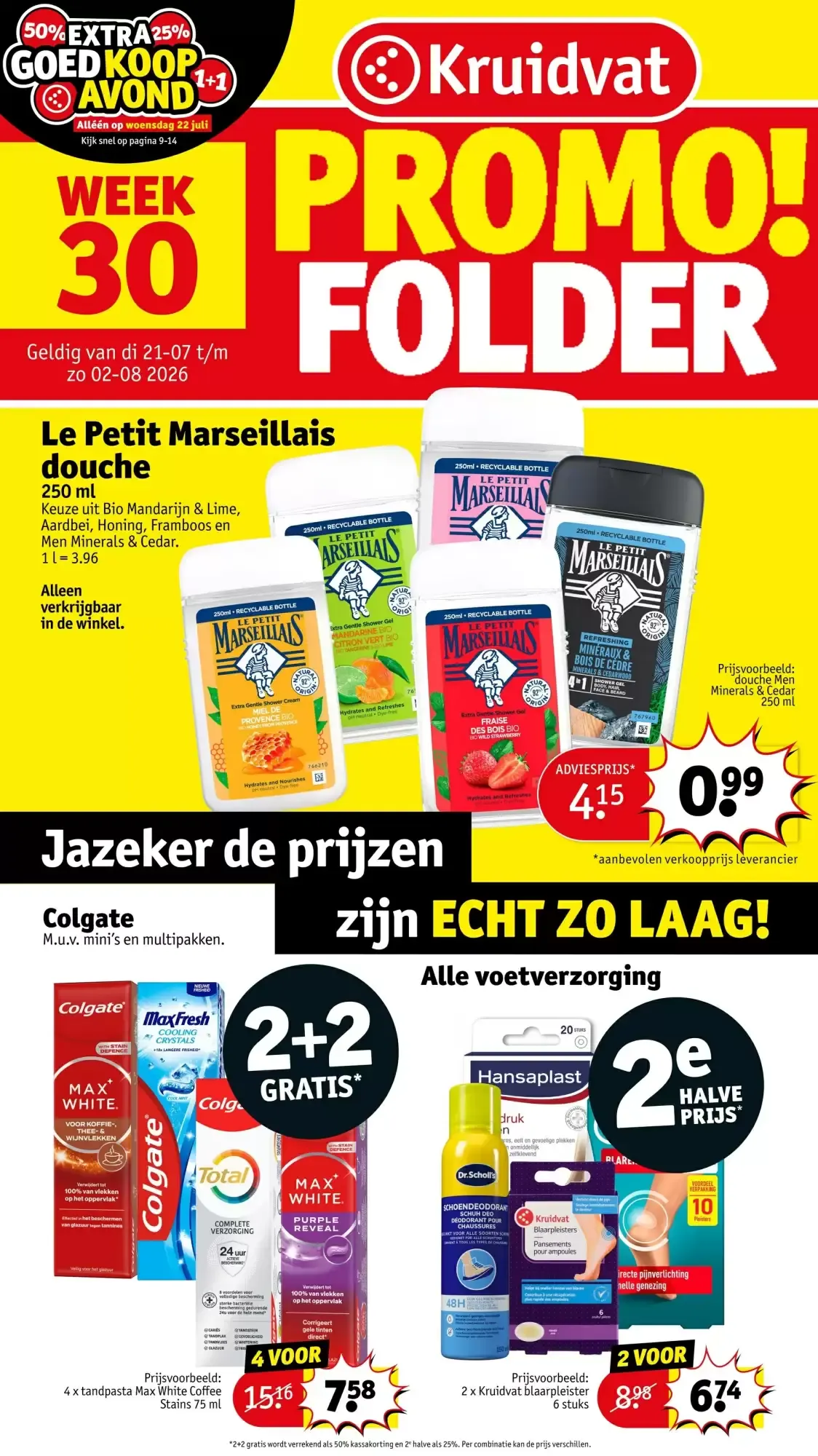 Kruidvat folder van 21 juli tot 2 augustus 2026 - folder pagina 1
