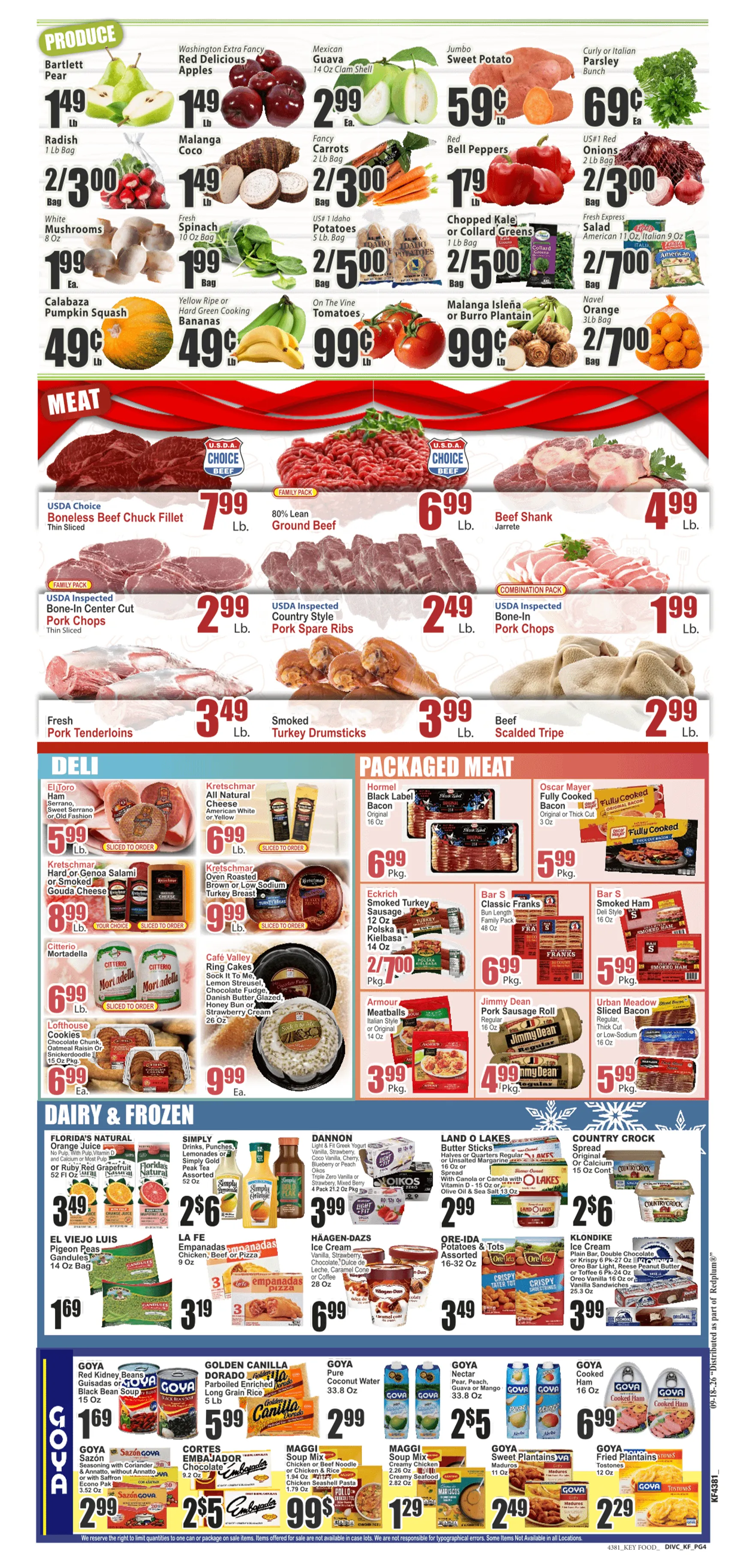 Weekly ad Current Key Food - Dade City leaflet valid from Friday 09/18/2026 to Thursday 09/24/2026 from September 18 to September 24 2026 - Page 4