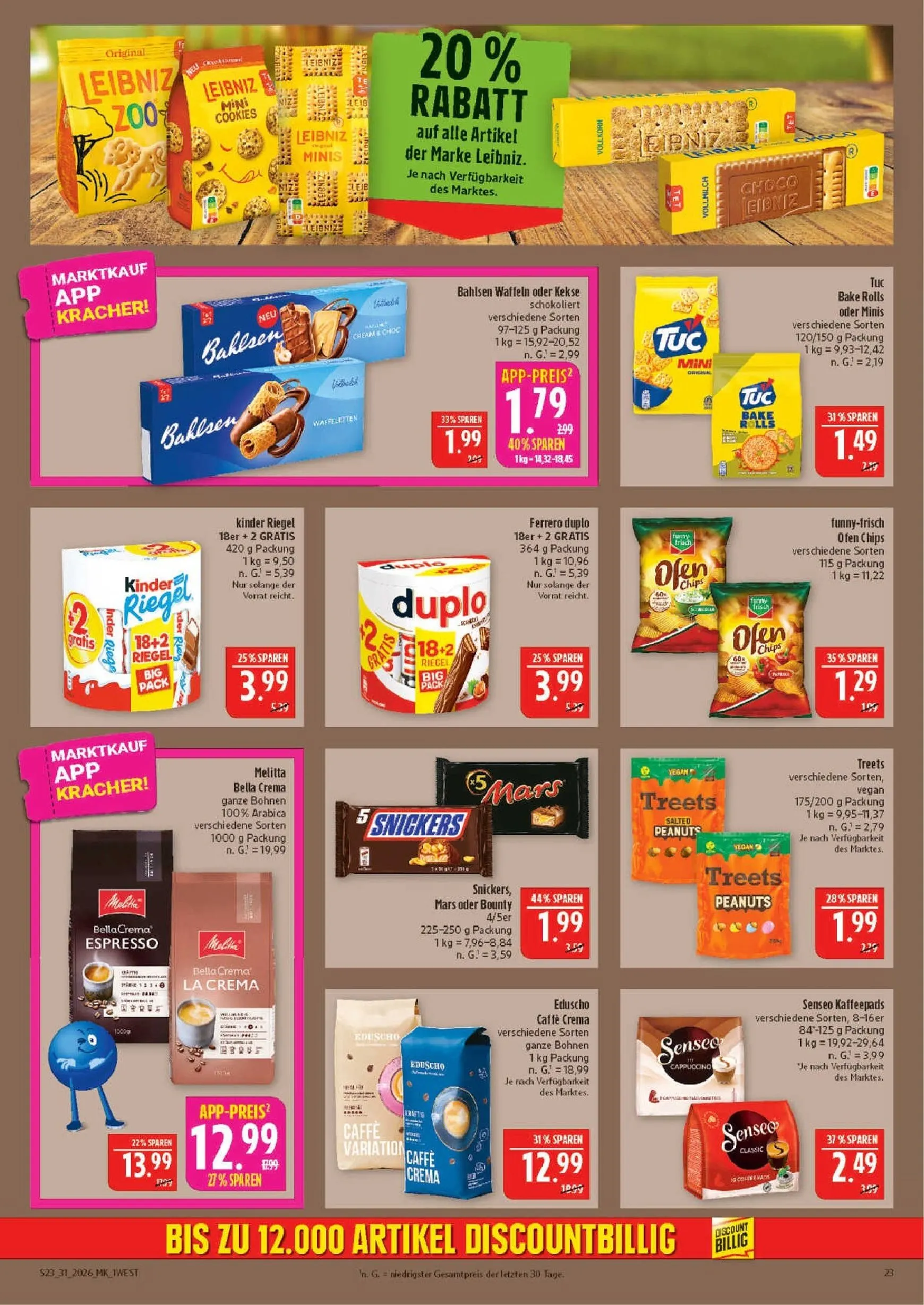 Marktkauf Prospekt nächste Woche – von Montag 27.07.2026 bis Samstag 01.08.2026 von 27. Juli bis 1. August 2026 - Prospekt seite 23