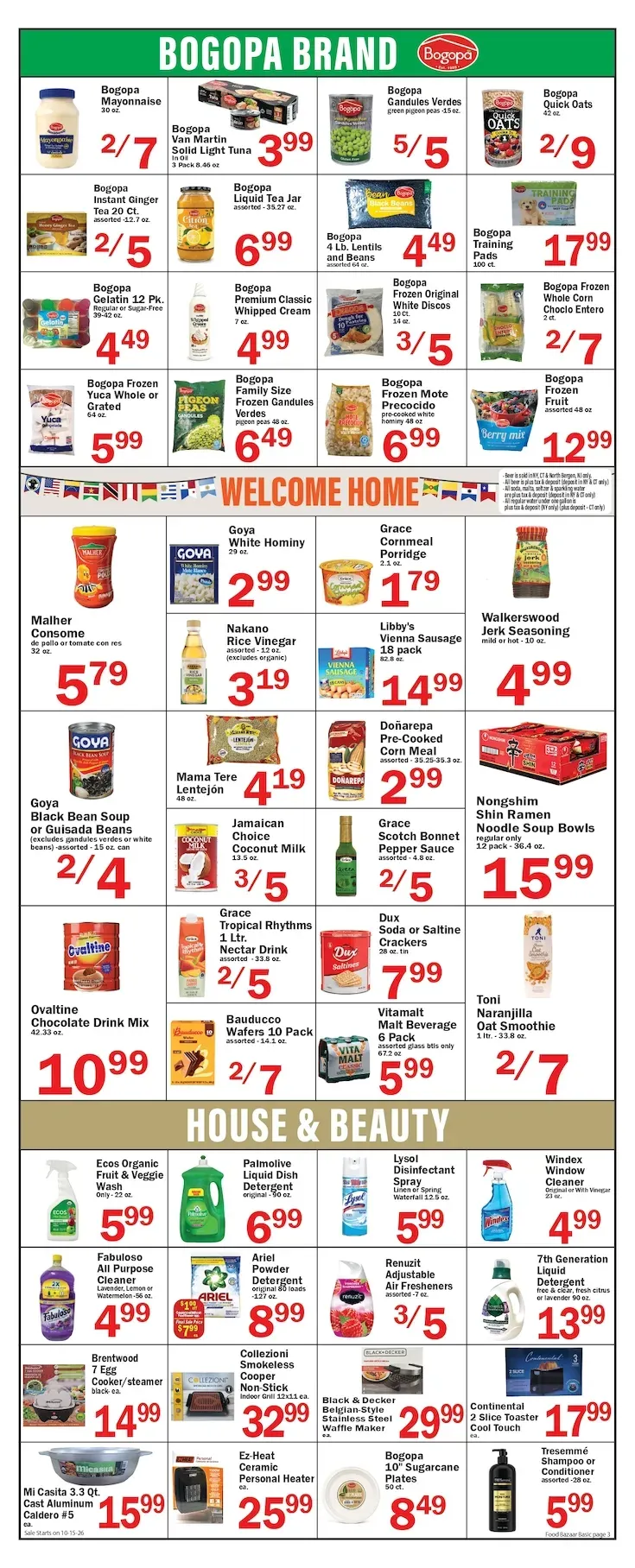 Weekly ad Food Bazaar Supermarket from October 15 to October 21 2026 - Page 3