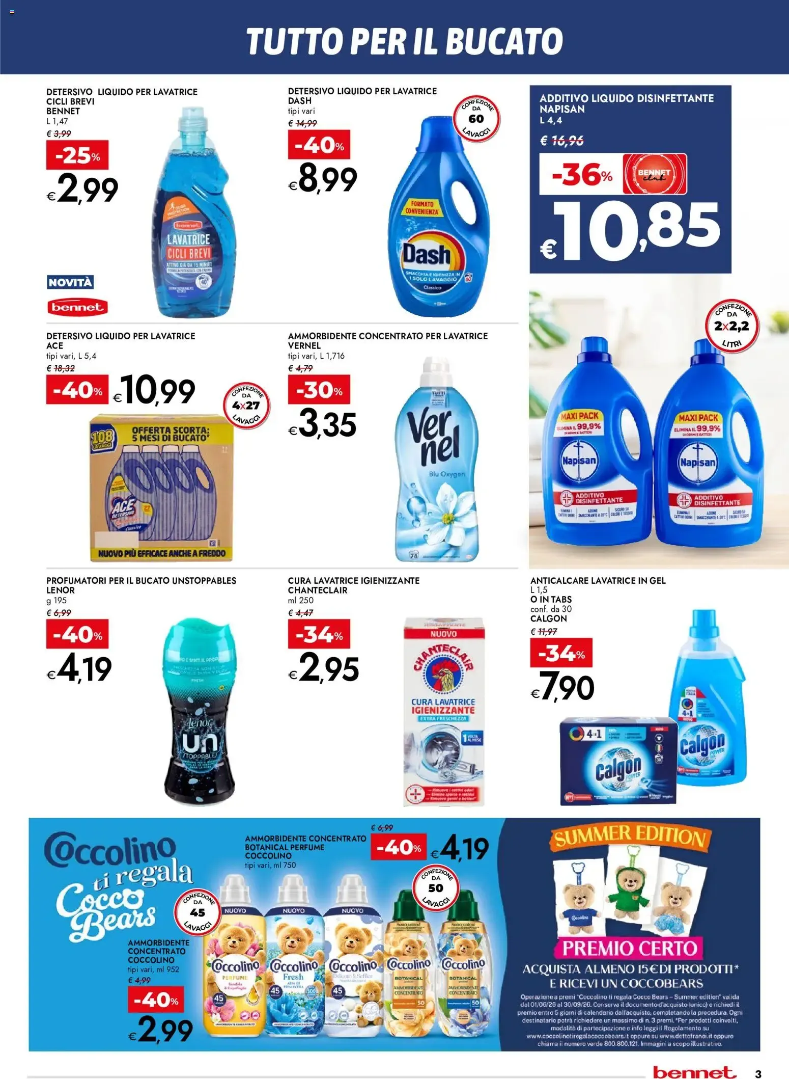 Nuovo bennet volantino Il Bello Del Pulito dal 20/08/2026 > offerte anteprima 🛍️ da 20 agosto a 2 settembre di 2026 - Pagina del volantino 3