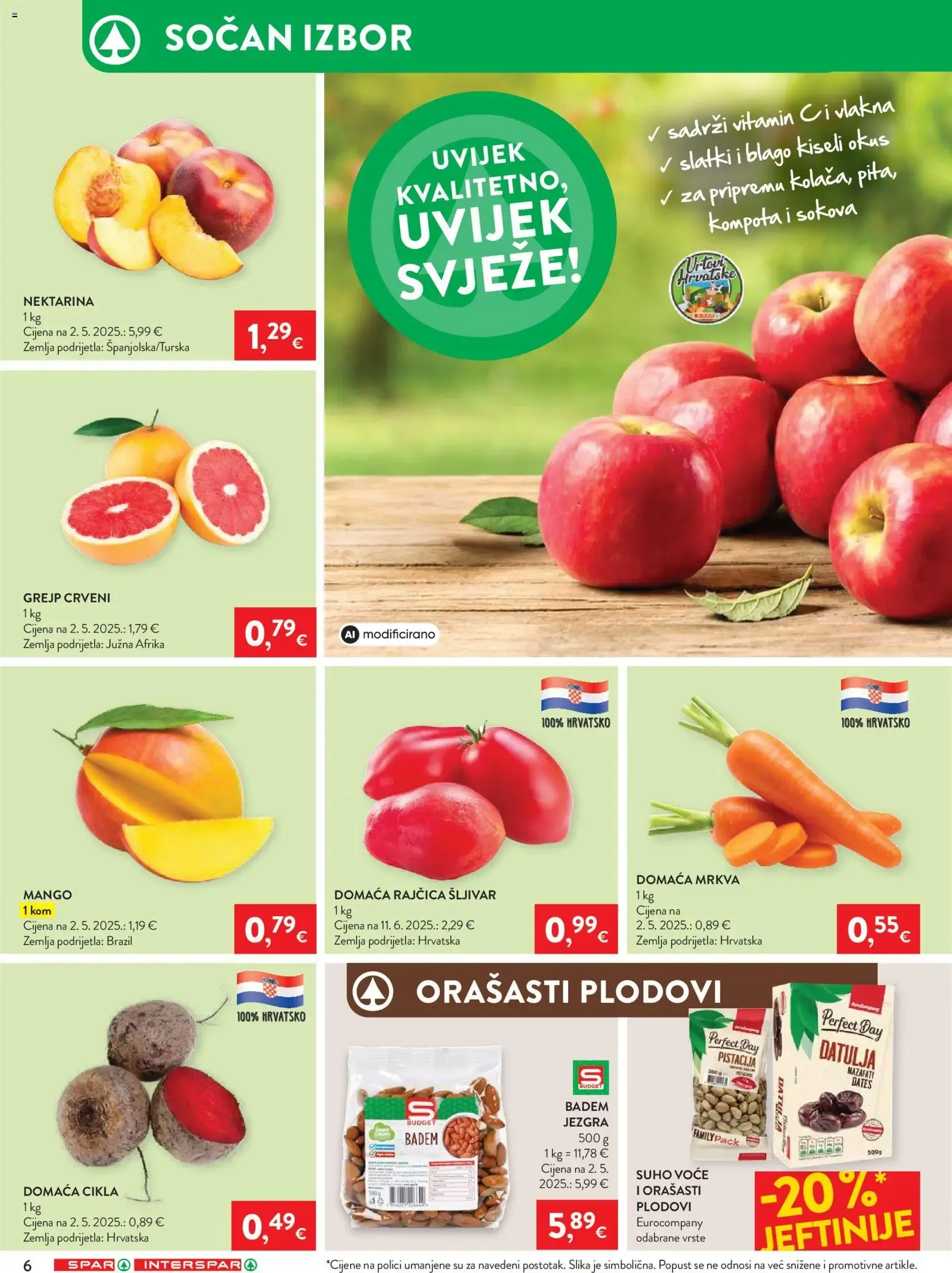 Katalog Interspar Katalog novi od 16.09.2026 na listanje > letak digitalni od 16. rujna do 20. prosinca 2026. - Pregled Stranica 6