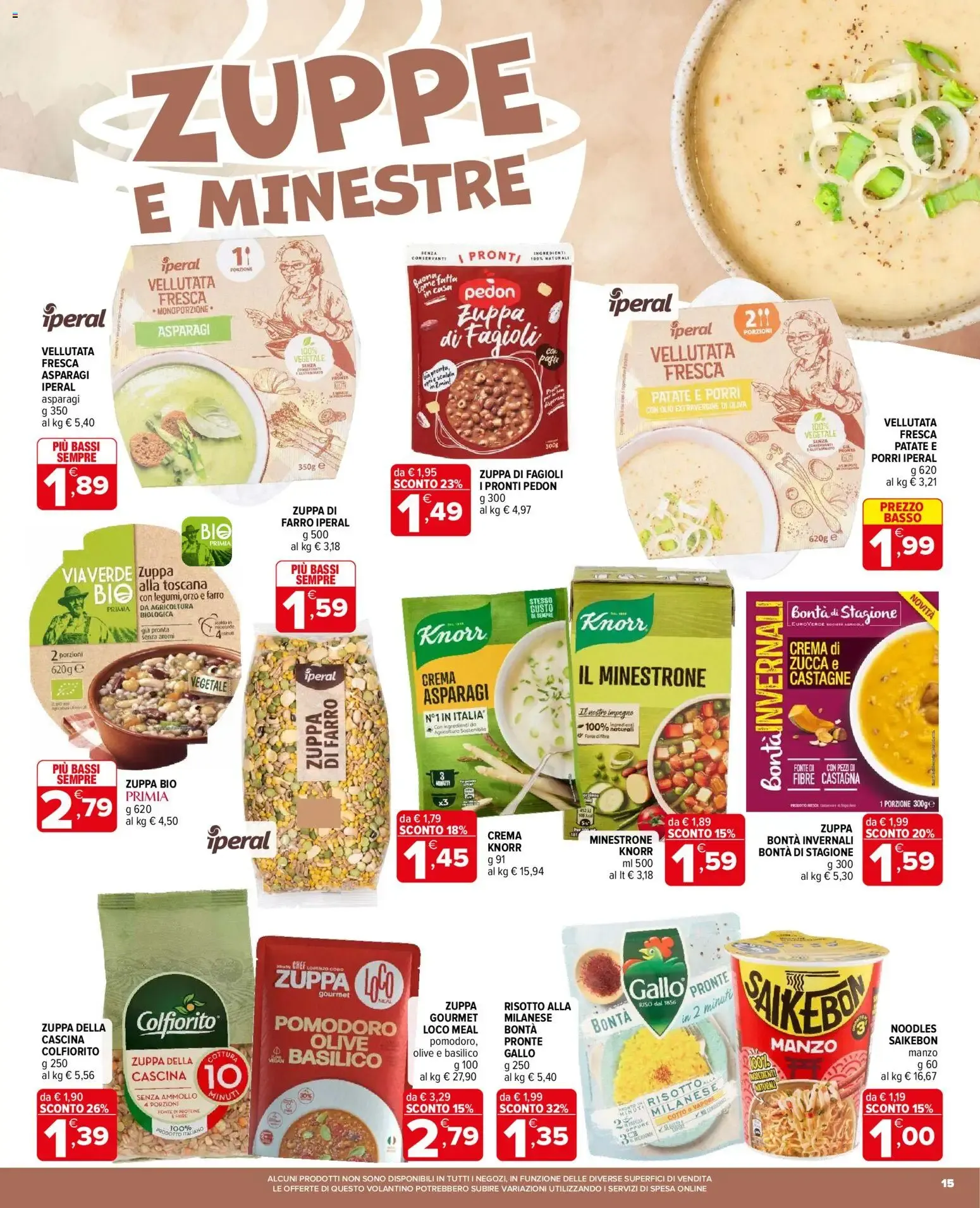 Iperal Supermercati - Affari a 1, 2, 3 Euro da 14 ottobre a 27 ottobre di 2026 - Pagina del volantino 15