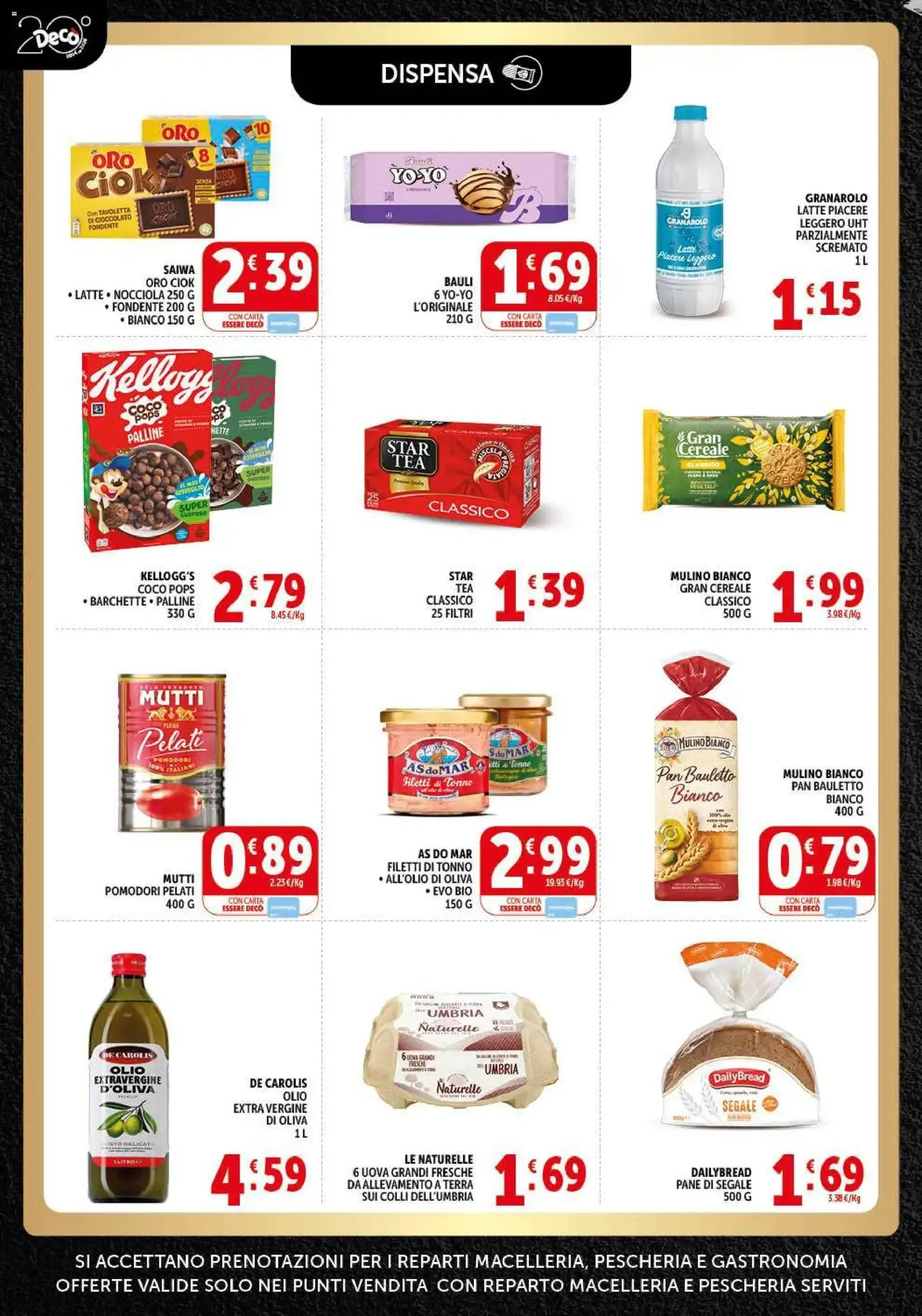 Decò Gourmet Supermercati: Sotto Costo da 1 settembre a 10 settembre di 2026 - Pagina del volantino 6