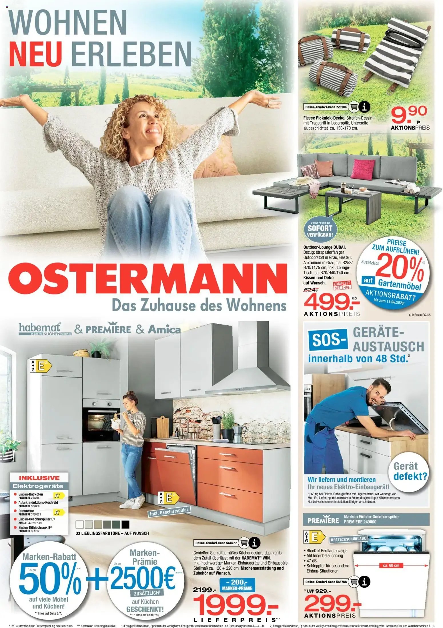 Ostermann – Wohnen Neu Erleben von 23. Mai bis 19. Juni 2026 - Prospekt seite 1