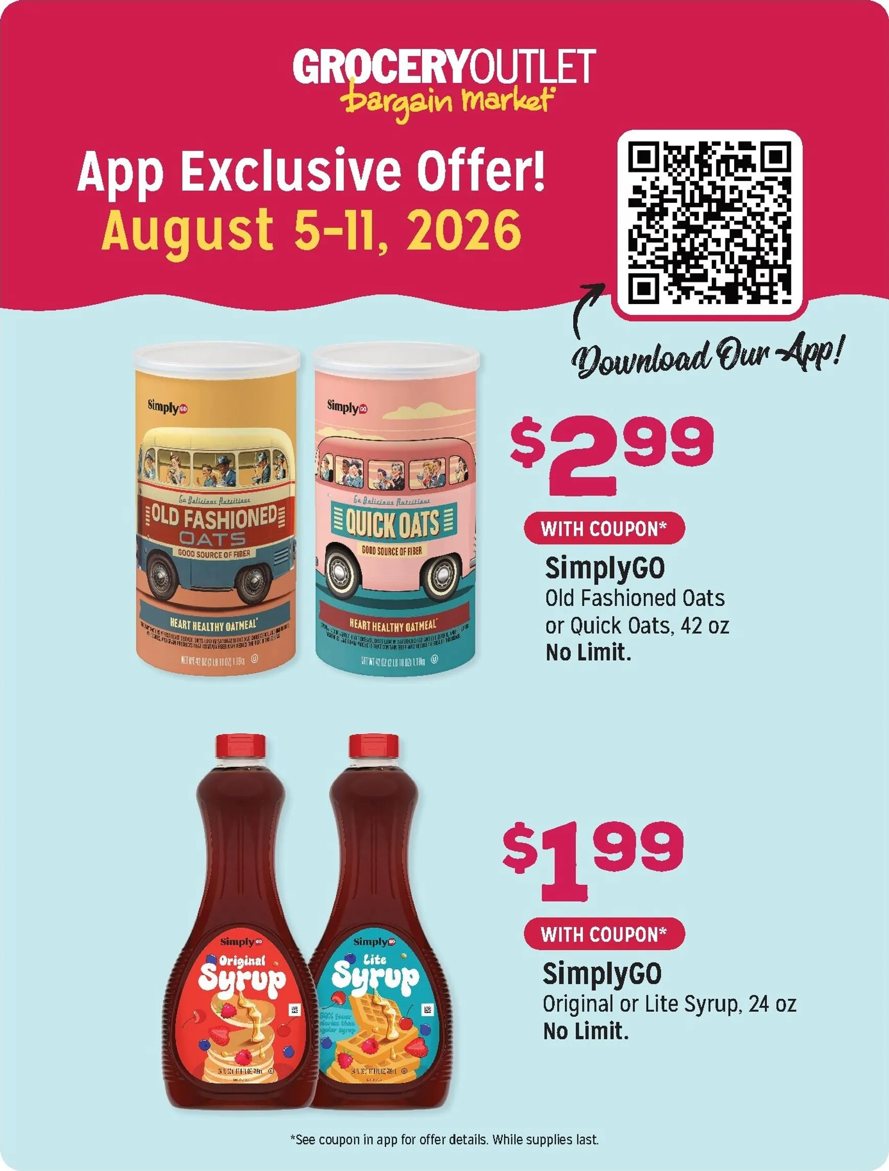 Weekly ad Current Grocery Outlet leaflet valid from Wednesday 08/05/2026 to Tuesday 08/11/2026 from August 5 to August 11 2026 - Page 6