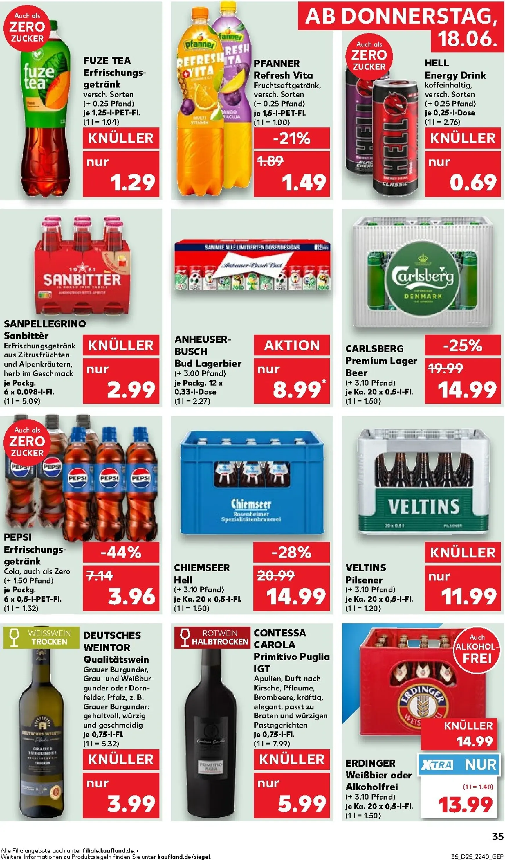 Kaufland Prospekt – von Donnerstag 18.06.2026 bis Mittwoch 24.06.2026 von 18. Juni bis 24. Juni 2026 - Prospekt seite 36