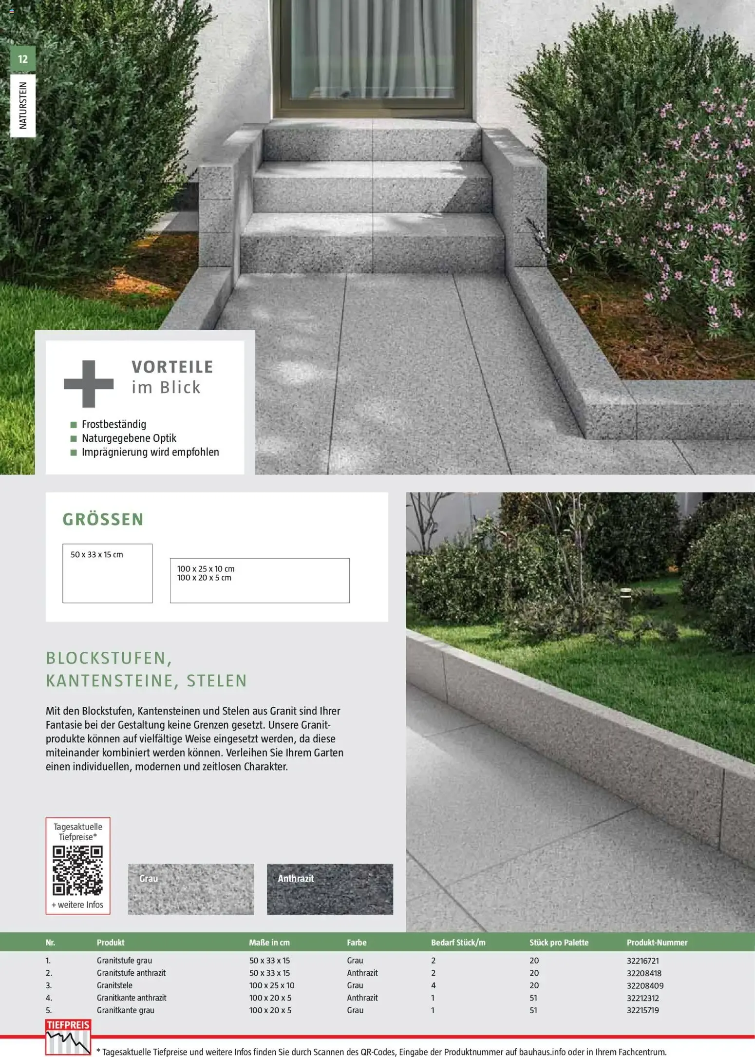 Bauhaus Gartenbaumaterialien 2026 (ab 02.03.2026) zum Blättern von 2. März bis 30. Juni 2026 - Prospekt seite 12
