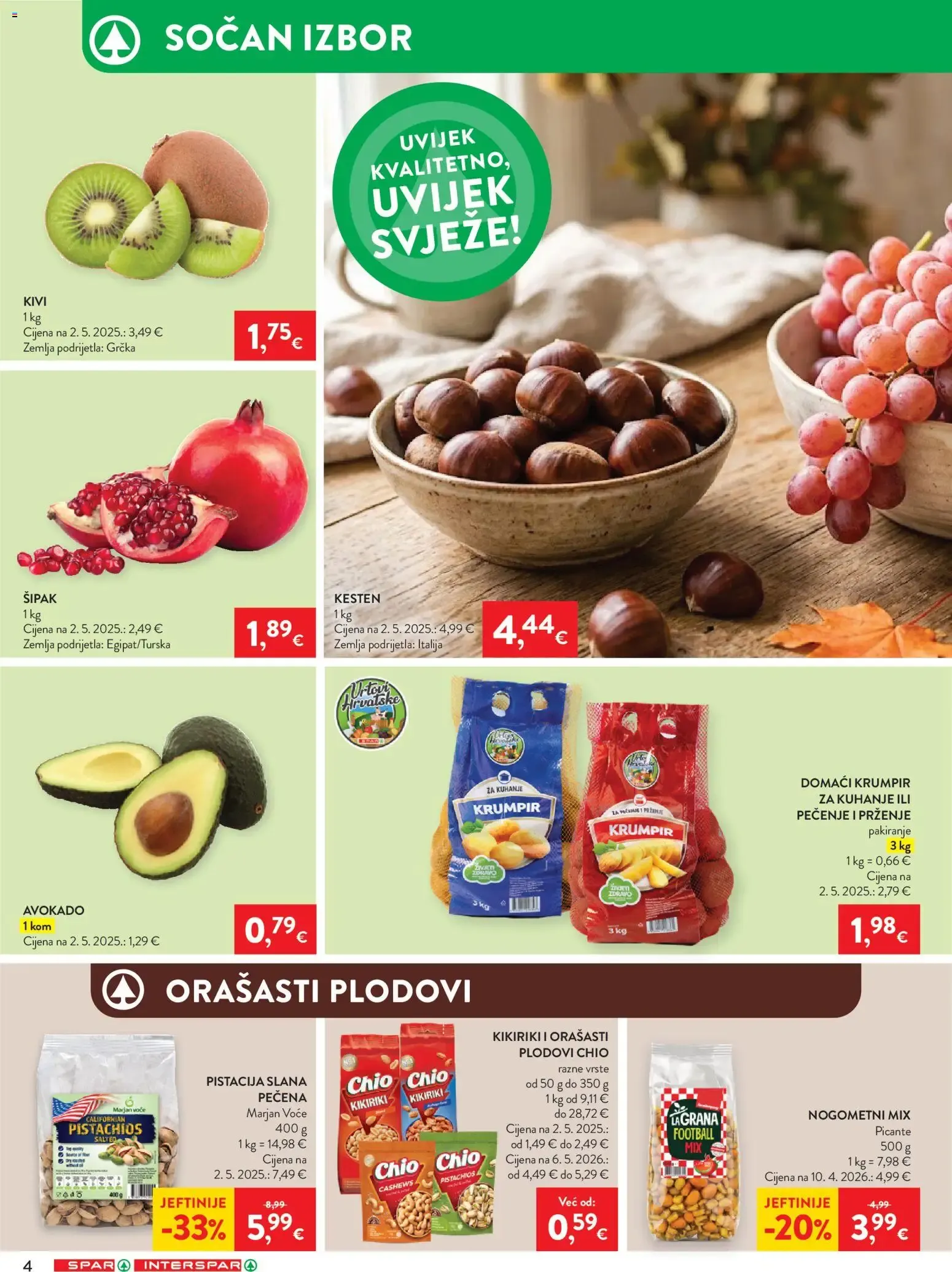 Katalog Spar Katalog novi od 30.09.2026 na listanje > letak digitalni od 30. rujna do 6. listopada 2026. - Pregled Stranica 4