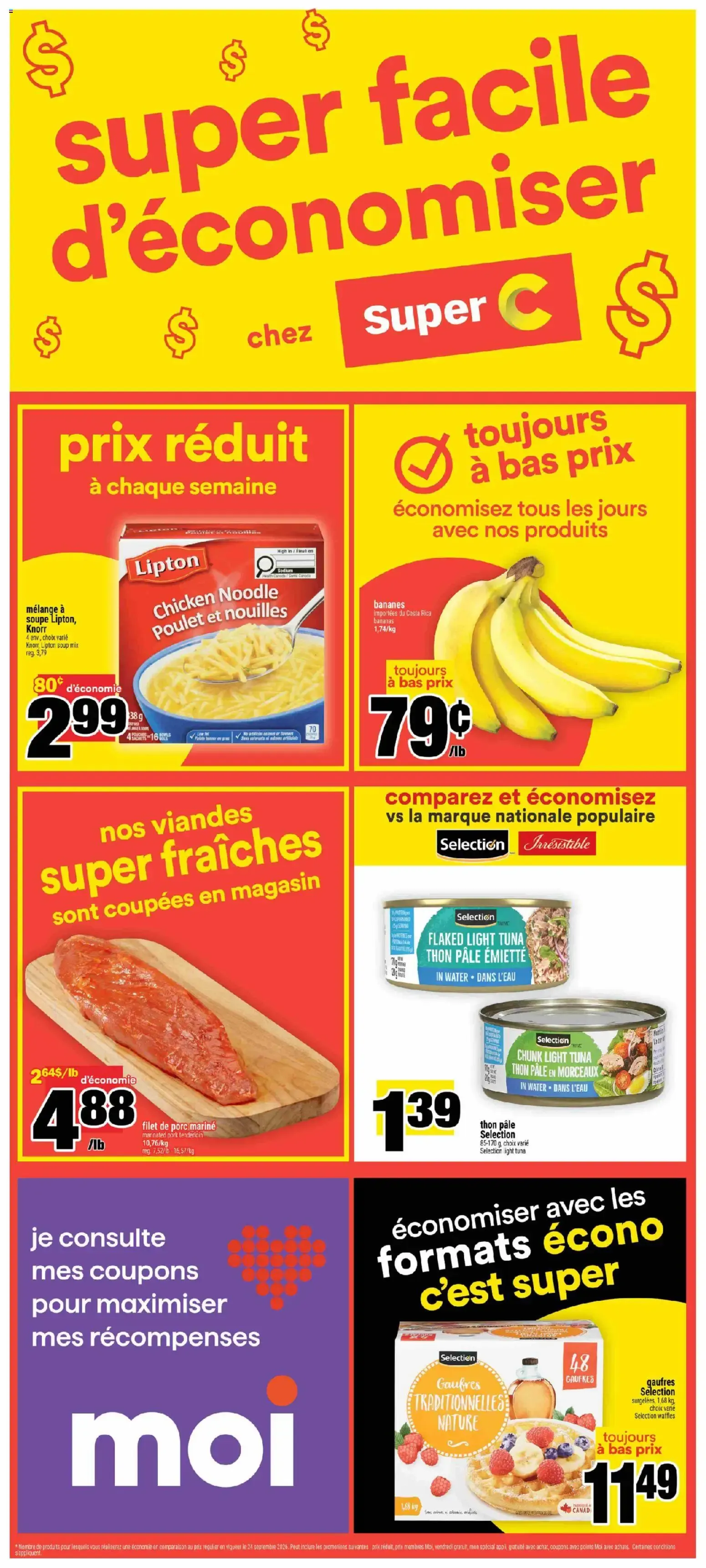 Super C weekly flyer / circulaire from Sep 24, 2026 > weekly specials & deals from September 24 to September 30 2026 - flyer page 14