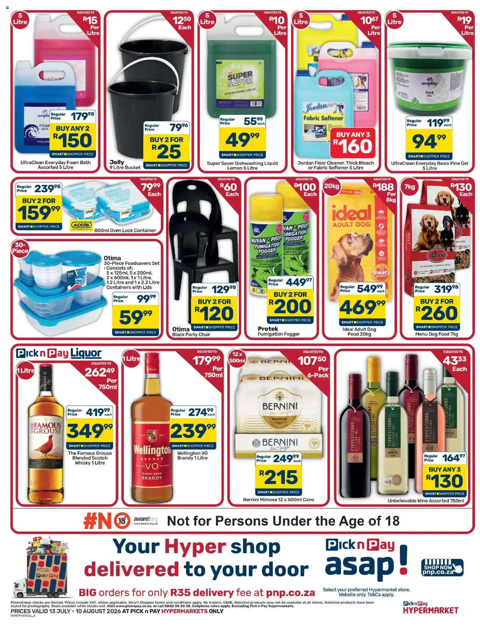 Pick n Pay Hypermarket Bulk Specials (13/07/2026 - 10/08/2026) Online from 13 July to 10 August 2026 - Catalogue Page 4