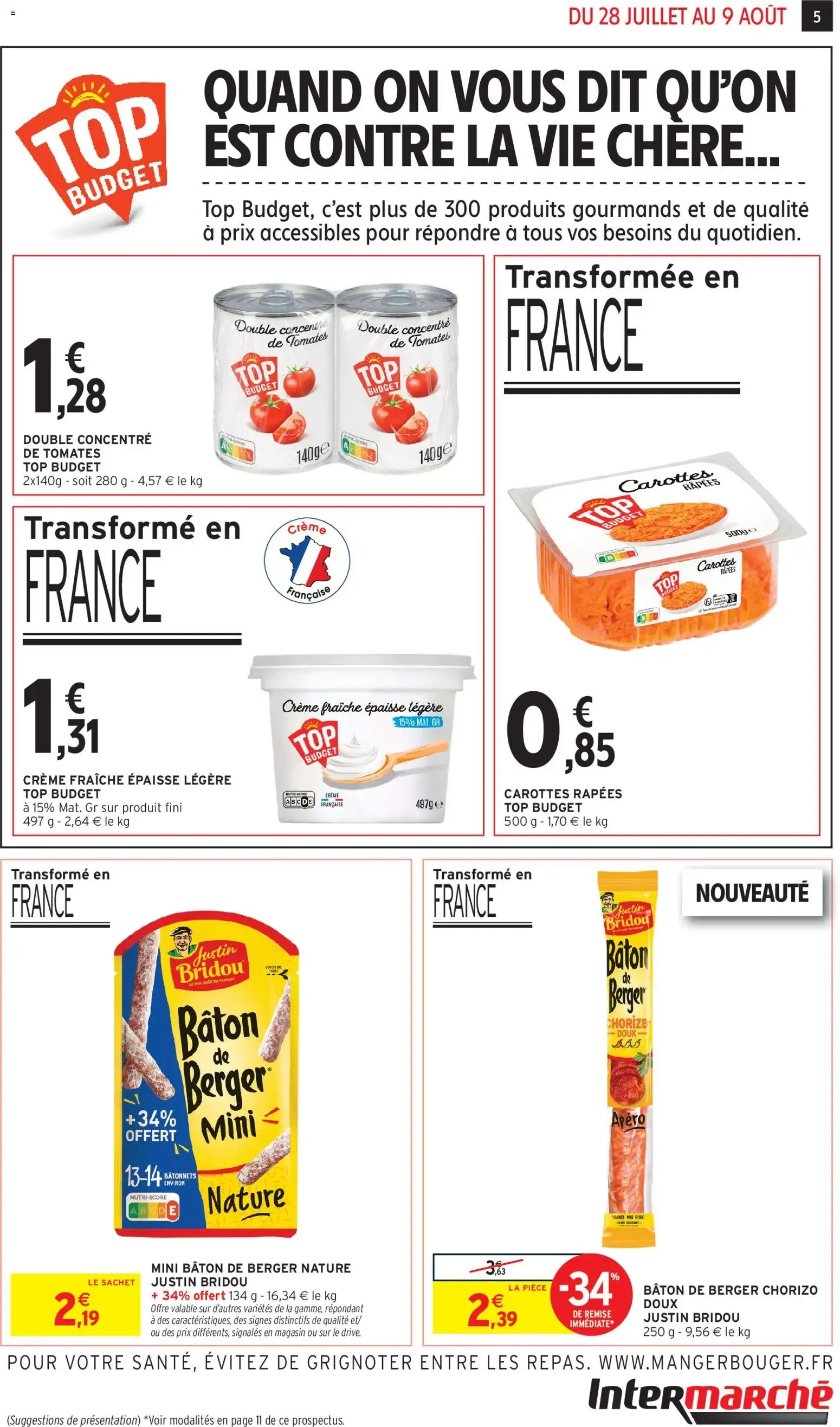 Intermarché catalogue à partir du 28/07/2026 - promo en ligne du 28 juillet au 9 août 2026 - Catalogue page 5