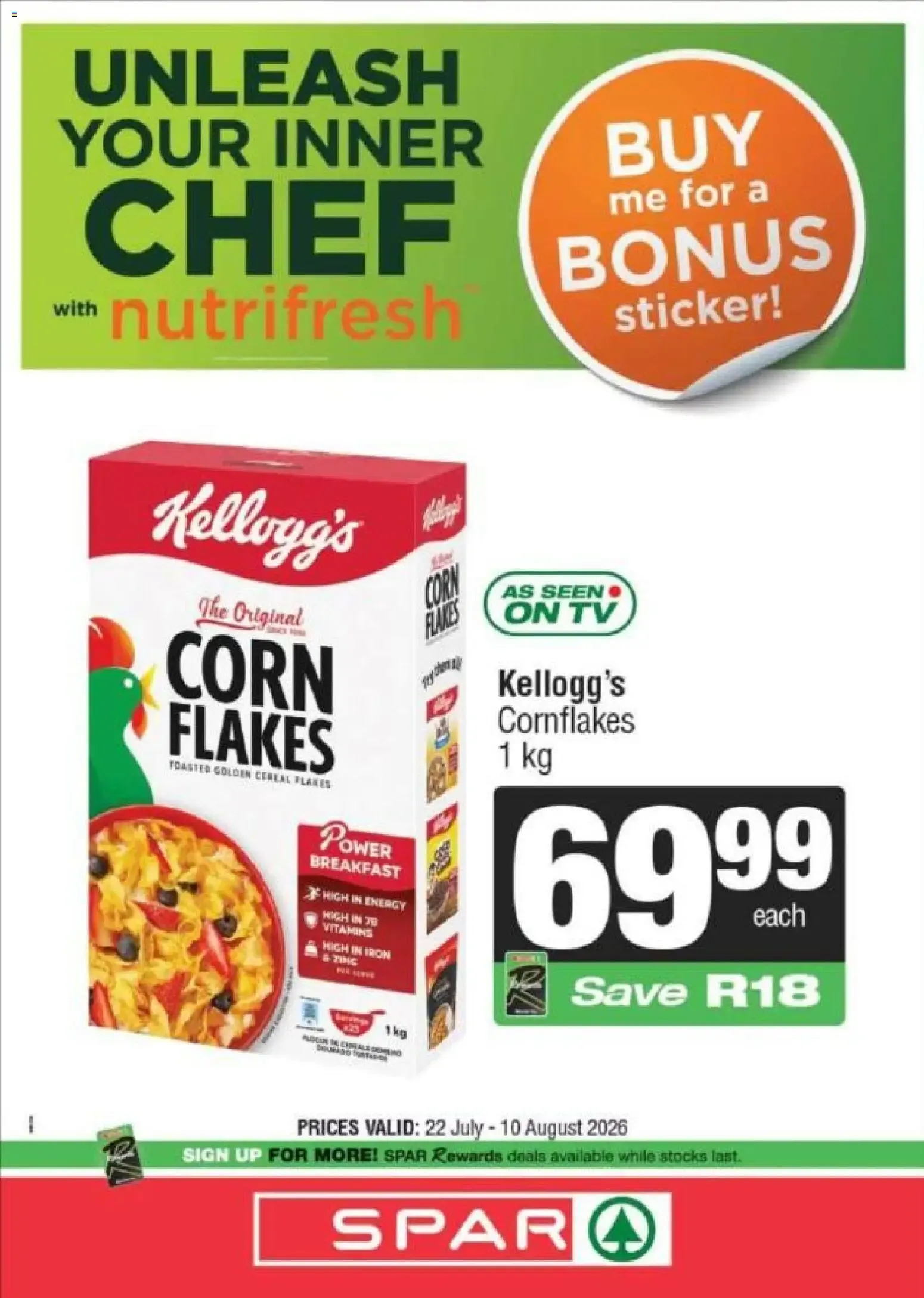 Spar Specials (22/07/2026 - 10/08/2026) Online from 22 July to 10 August 2026 - Catalogue Page 3