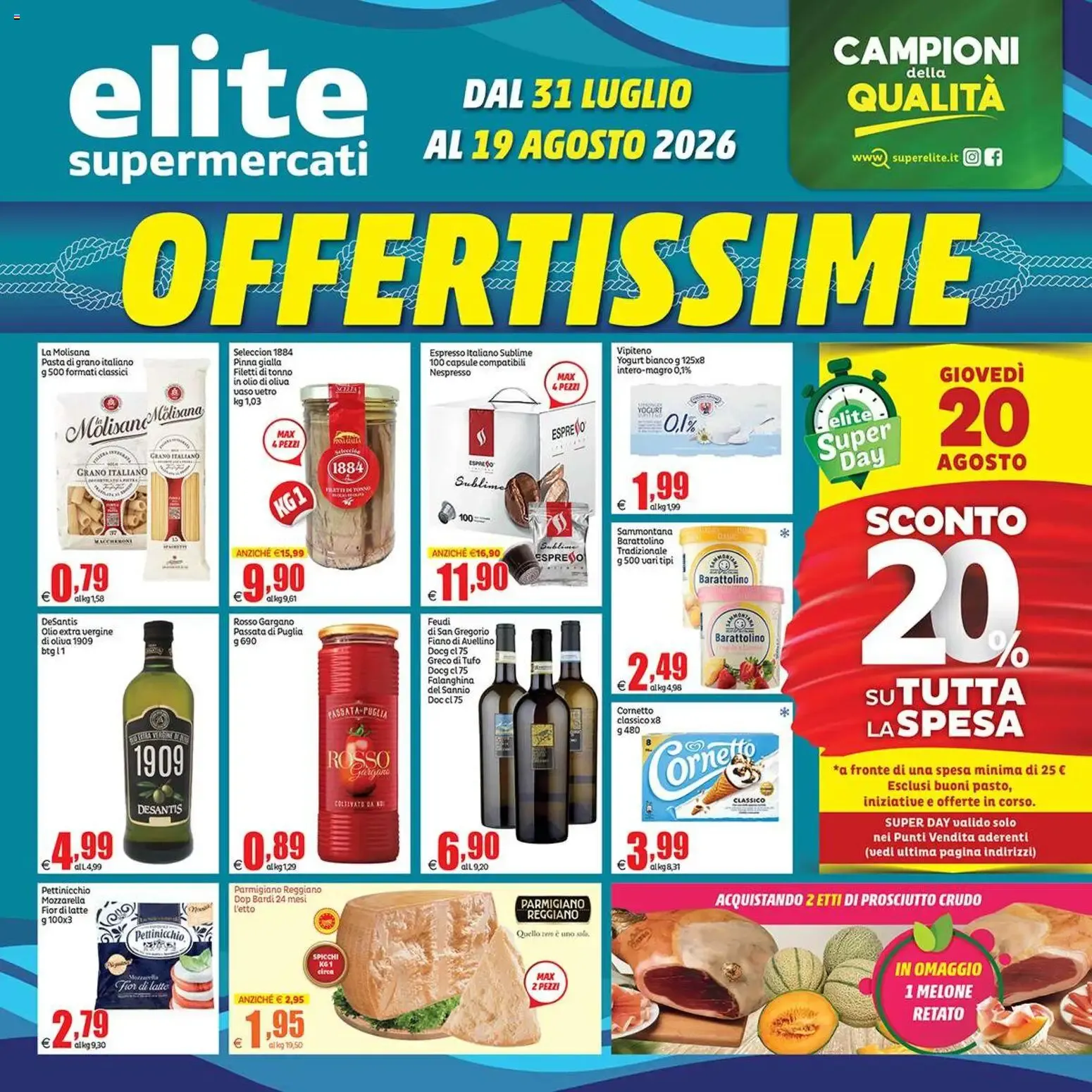 OFFERTISSIME da 31 luglio a 19 agosto di 2026 - Pagina del volantino 1