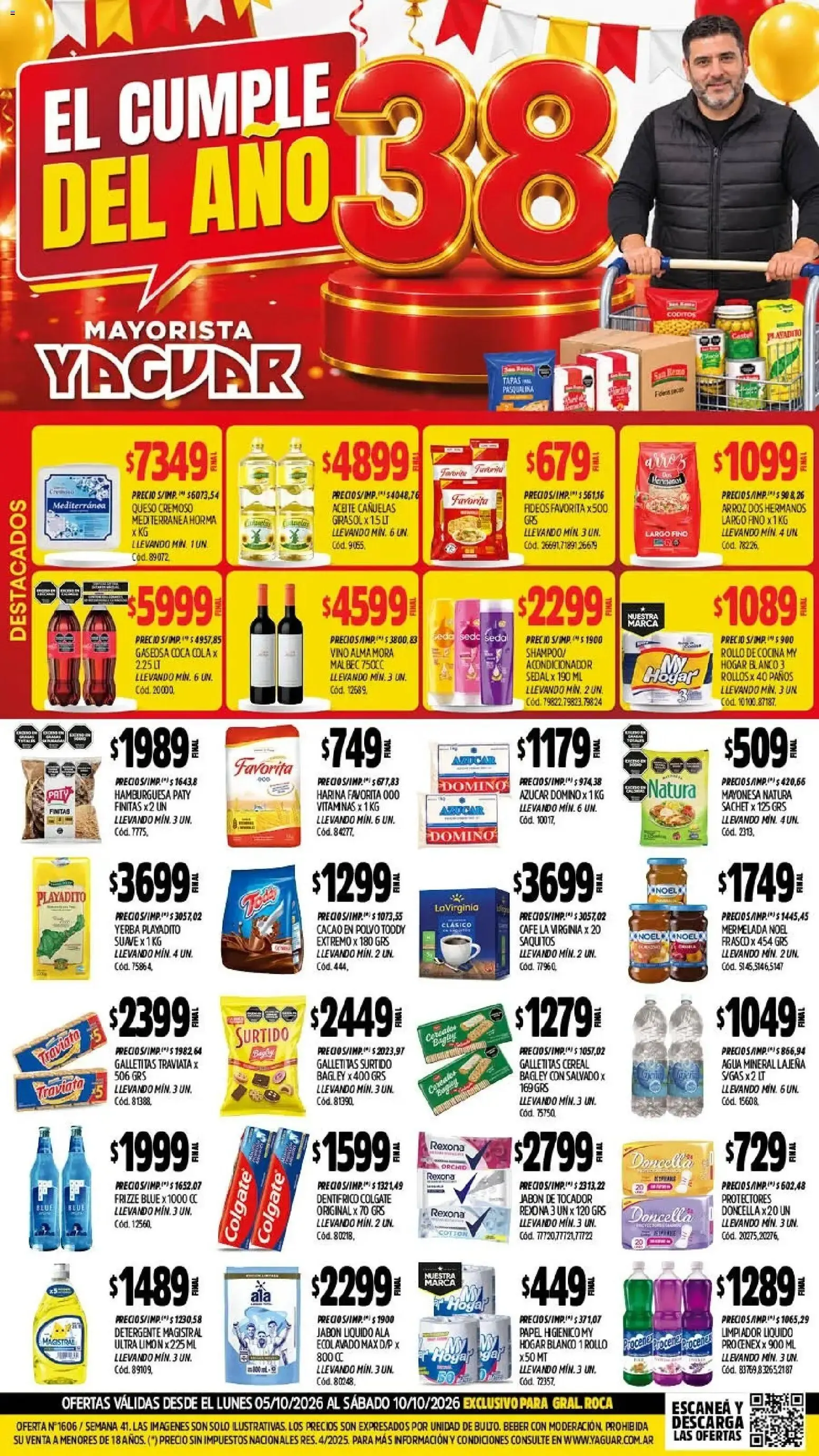 Ofertas de Yaguar - Oferta Semanal General Roca del 05/10/2026 - 10/10/2026 5 de octubre al 10 de octubre 2026 - Página 1 del catálogo