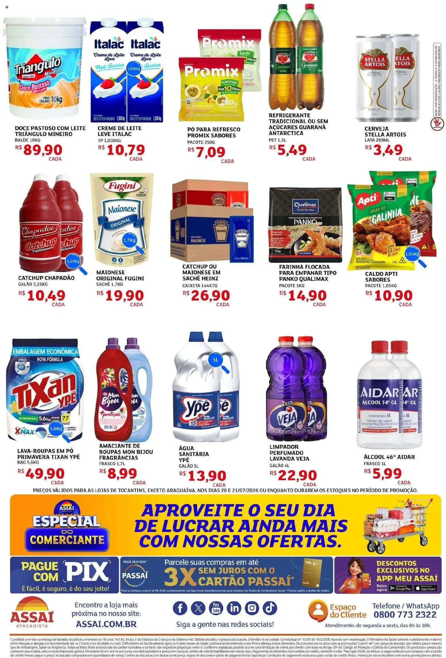 Encarte de Assaí Atacadista ofertas - TO de 20/07/2026 | Promoções Online 20 de julho até 21 de julho 2026 - Pagina 2