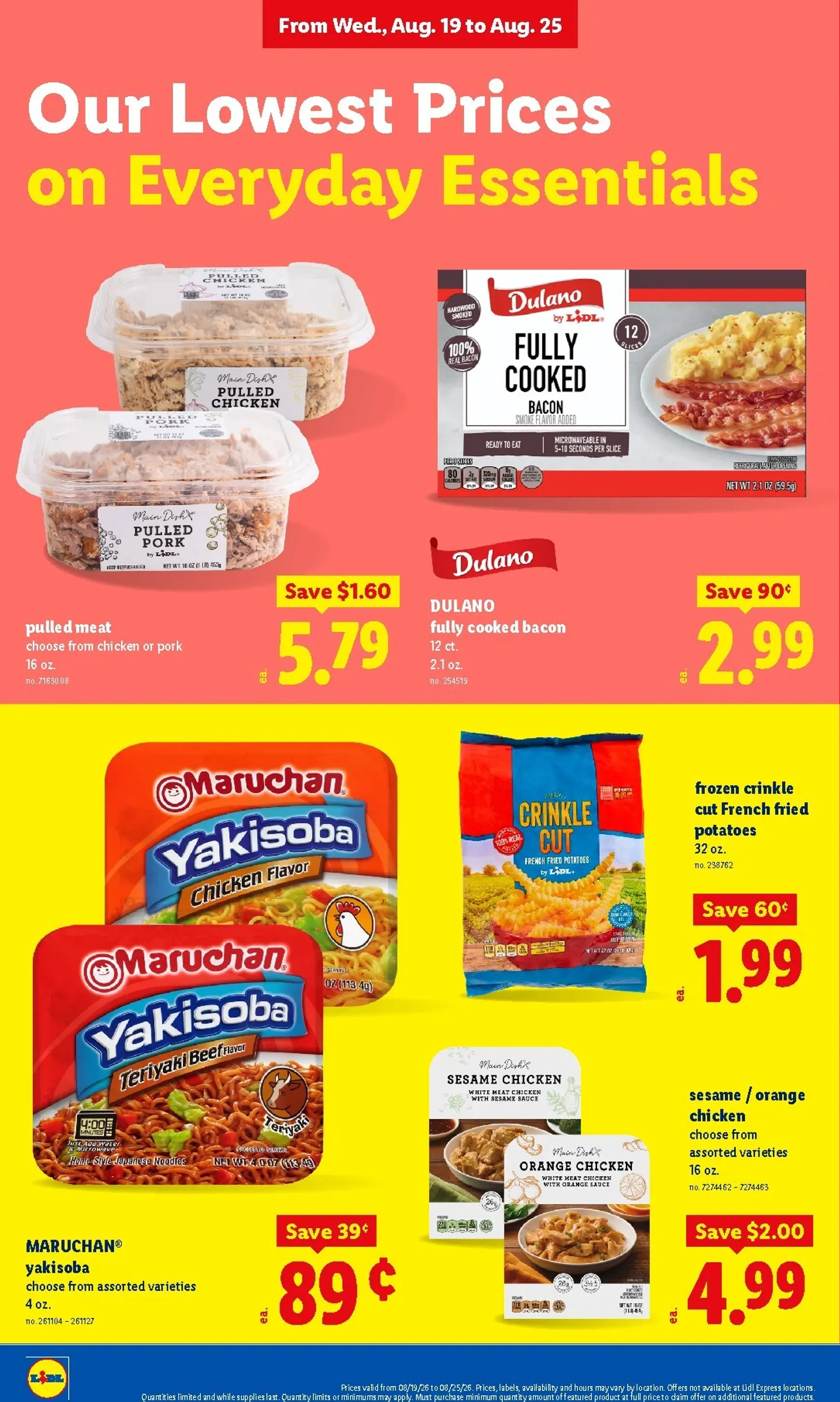 Weekly promotion Current Lidl leaflet valid from Wednesday 08/19/2026 to Tuesday 08/25/2026 spanning from August 19 to August 25 2026 - Page 16 for Catalogue 365