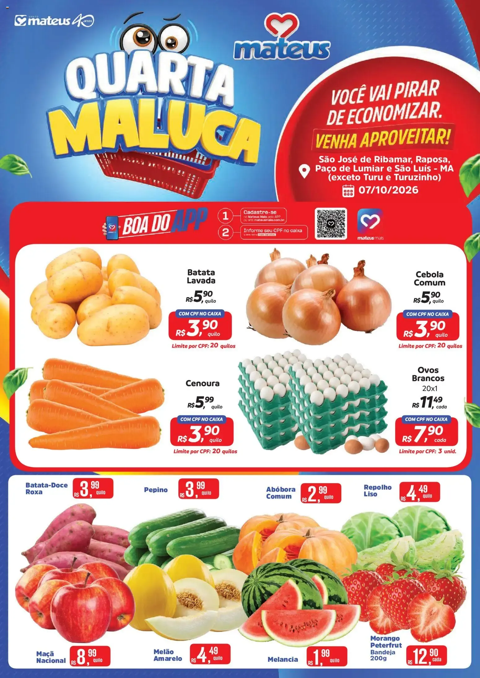 Encarte de Quarta Maluca 7 de outubro até 7 de outubro 2026 - Pagina 1