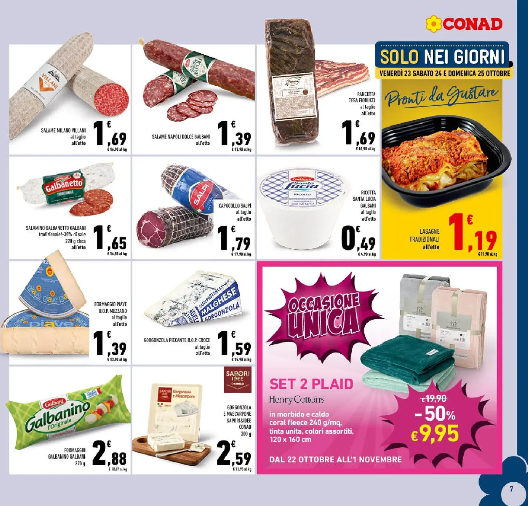 Conad Taglio Netto da 21 ottobre a 1 novembre di 2026 - Pagina del volantino 7