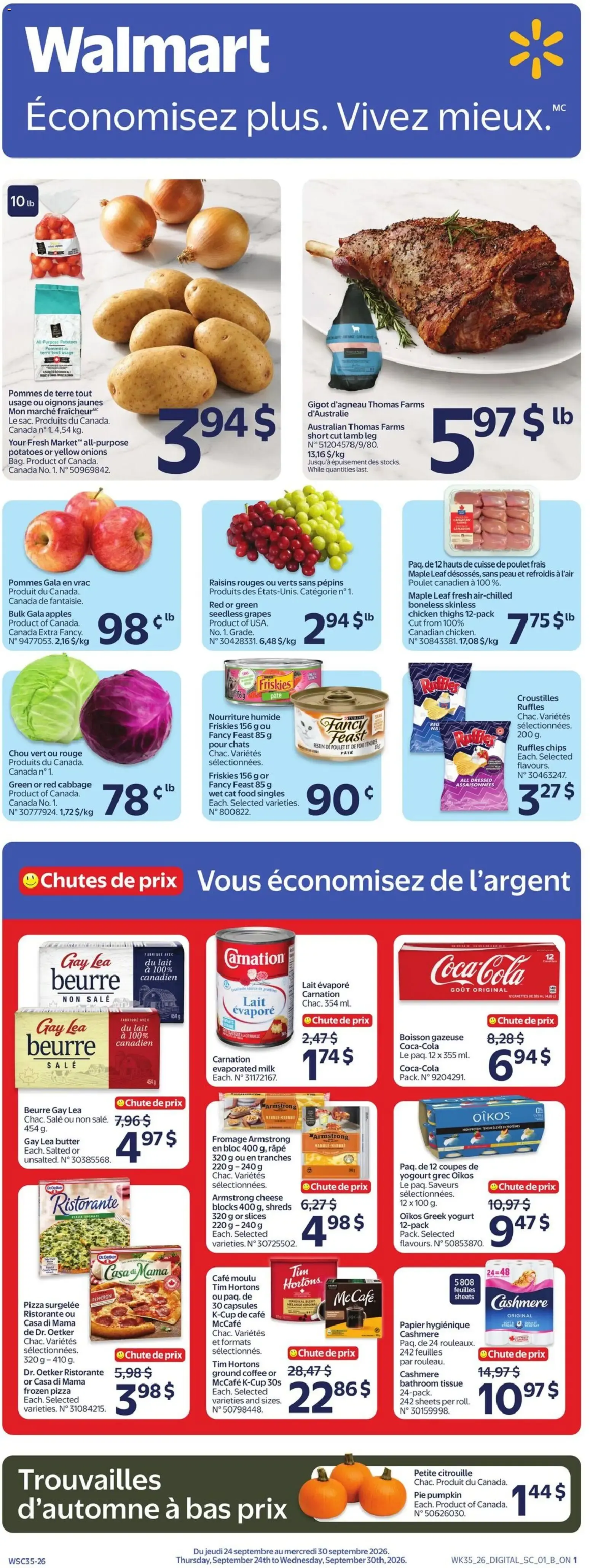 Walmart circulaire from Sep 24, 2026 > weekly specials & deals