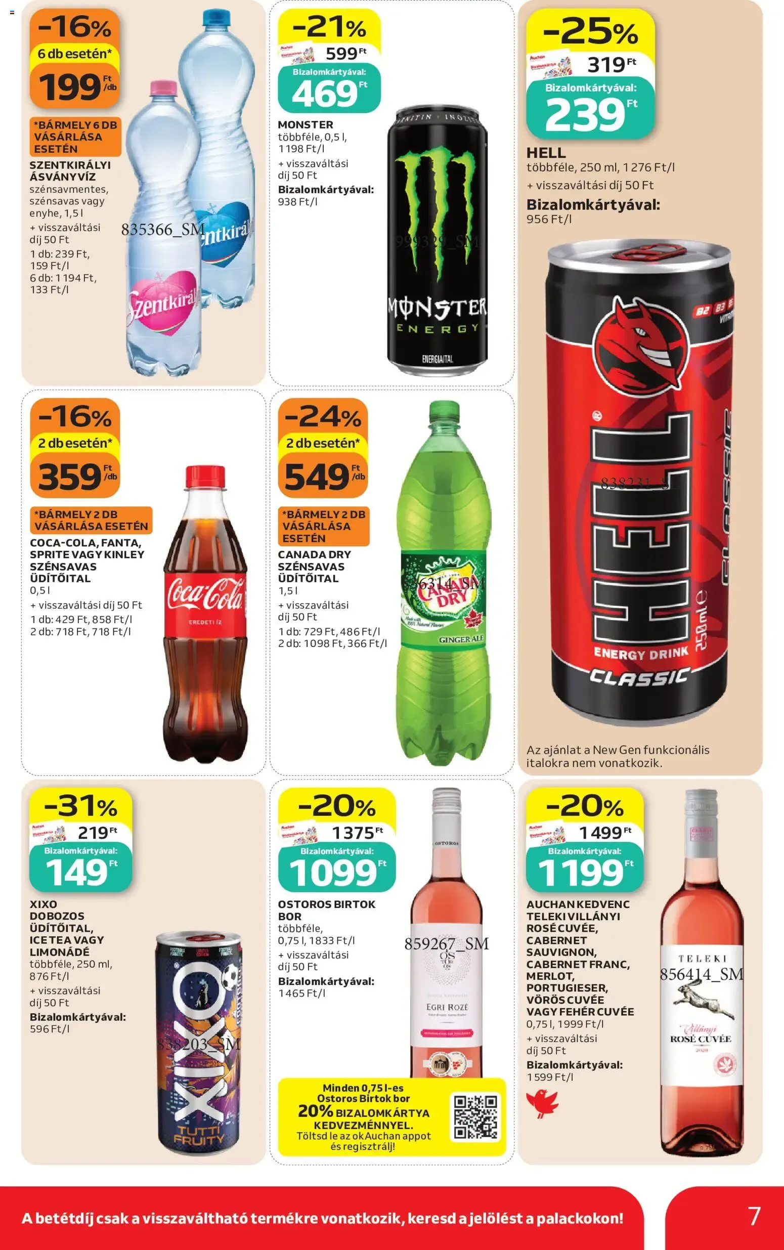 Katalógus Auchan Szupermarket akciós újság - 2026.07.30. -tól/töl > akció, lapozható szórólap 🛍️ július 30.-tól augusztus 5.-ig 2026. - Oldal 7