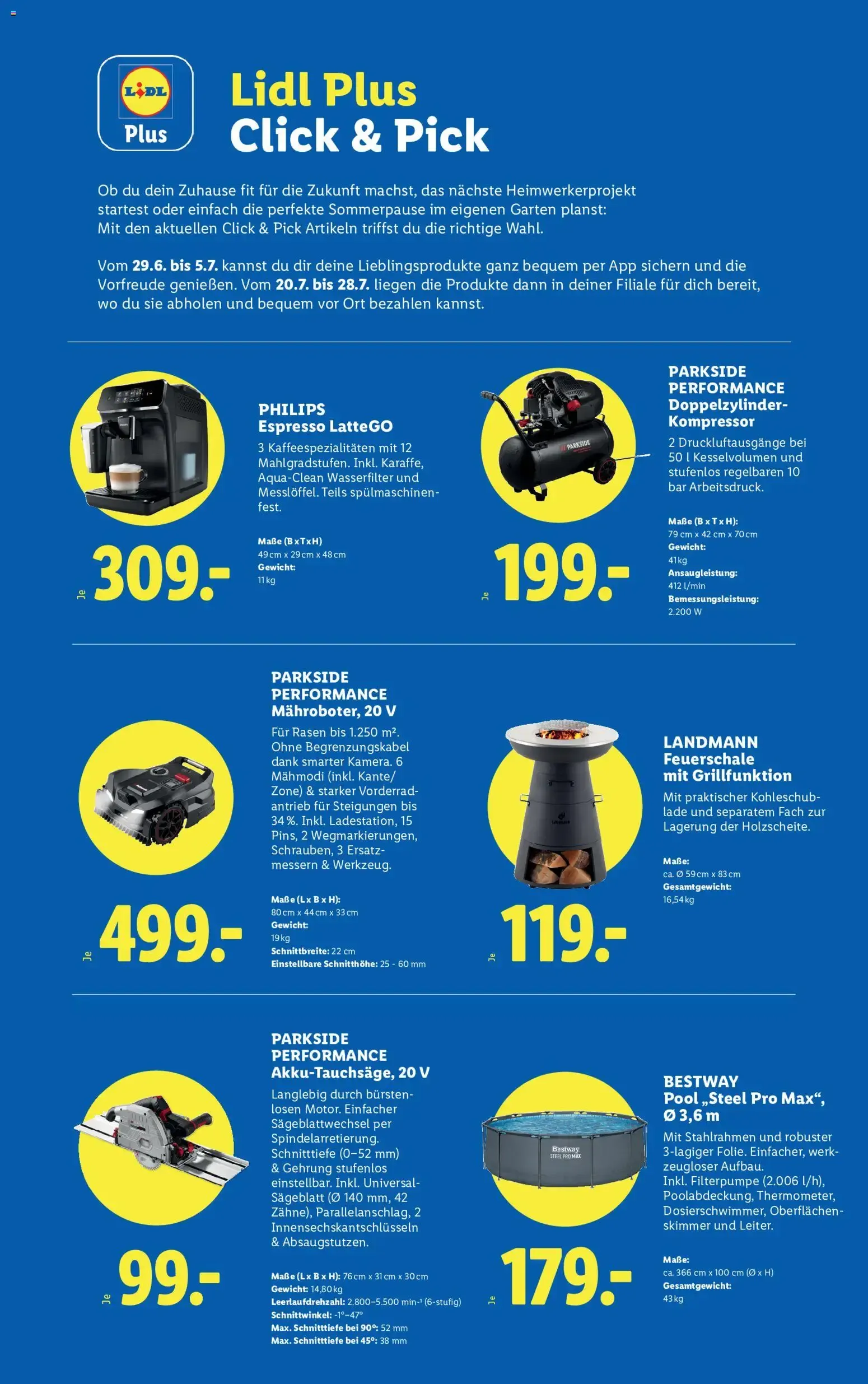 Lidl Plus Click & Pick von 29. Juni bis 5. Juli 2026 - Flugblätt seite  1