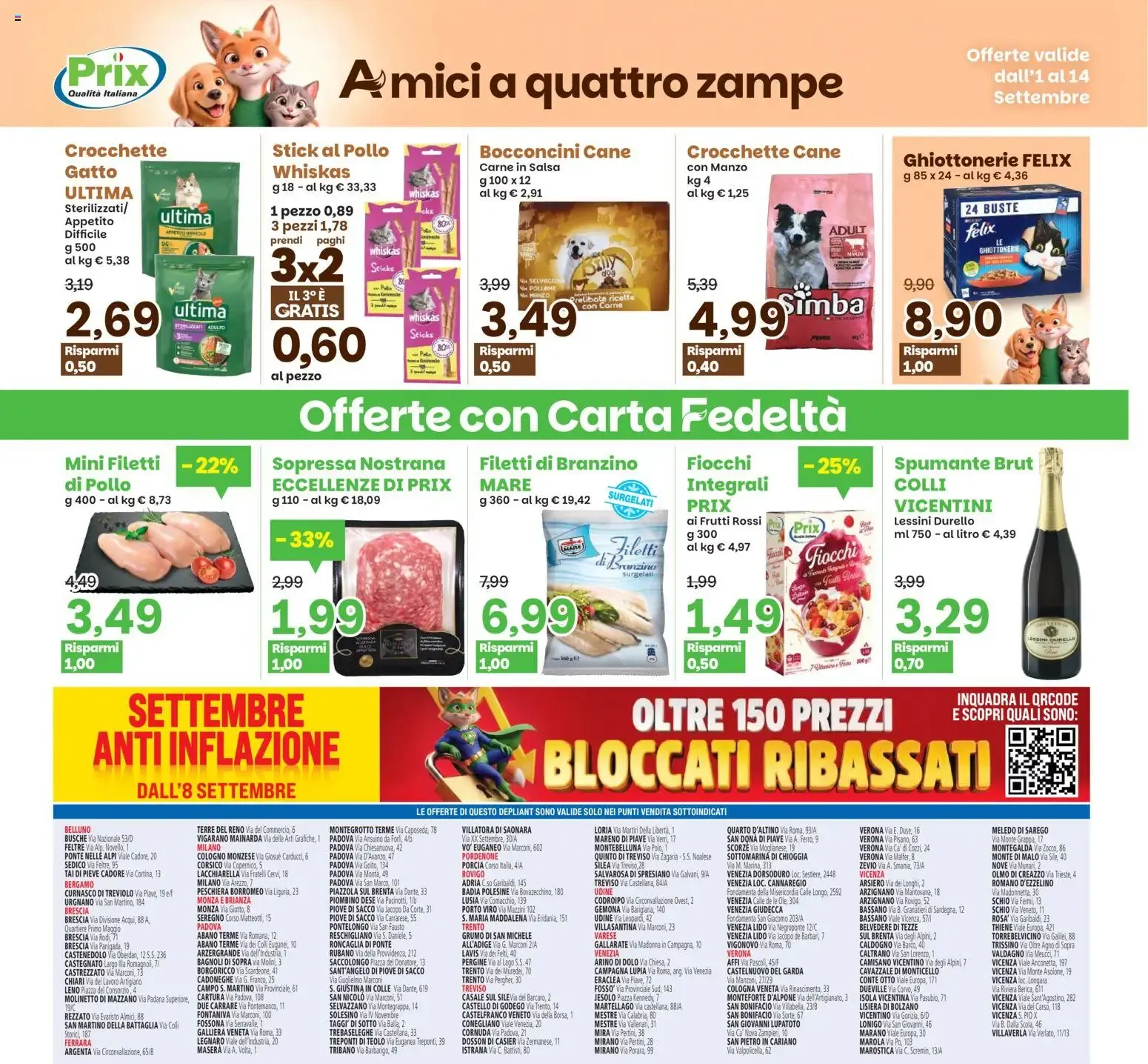 Volantino Prix Qualità Italiana da 1 settembre a 14 settembre di 2026 - Pagina del volantino 20