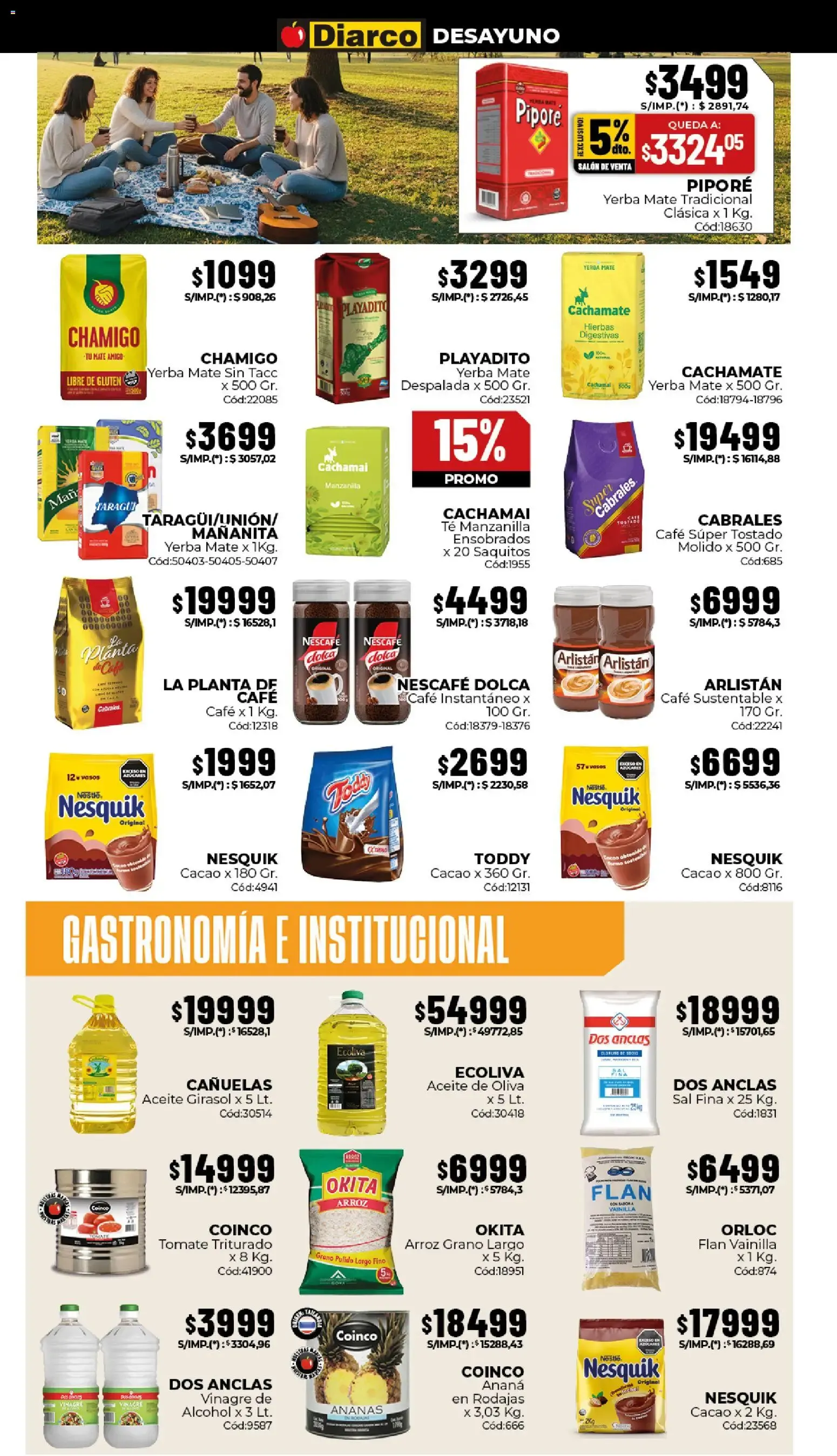 Ofertas de Diarco: Ofertas válidas del 20/07 al 24/07 20 de julio al 24 de julio 2026 - Página 4 del catálogo