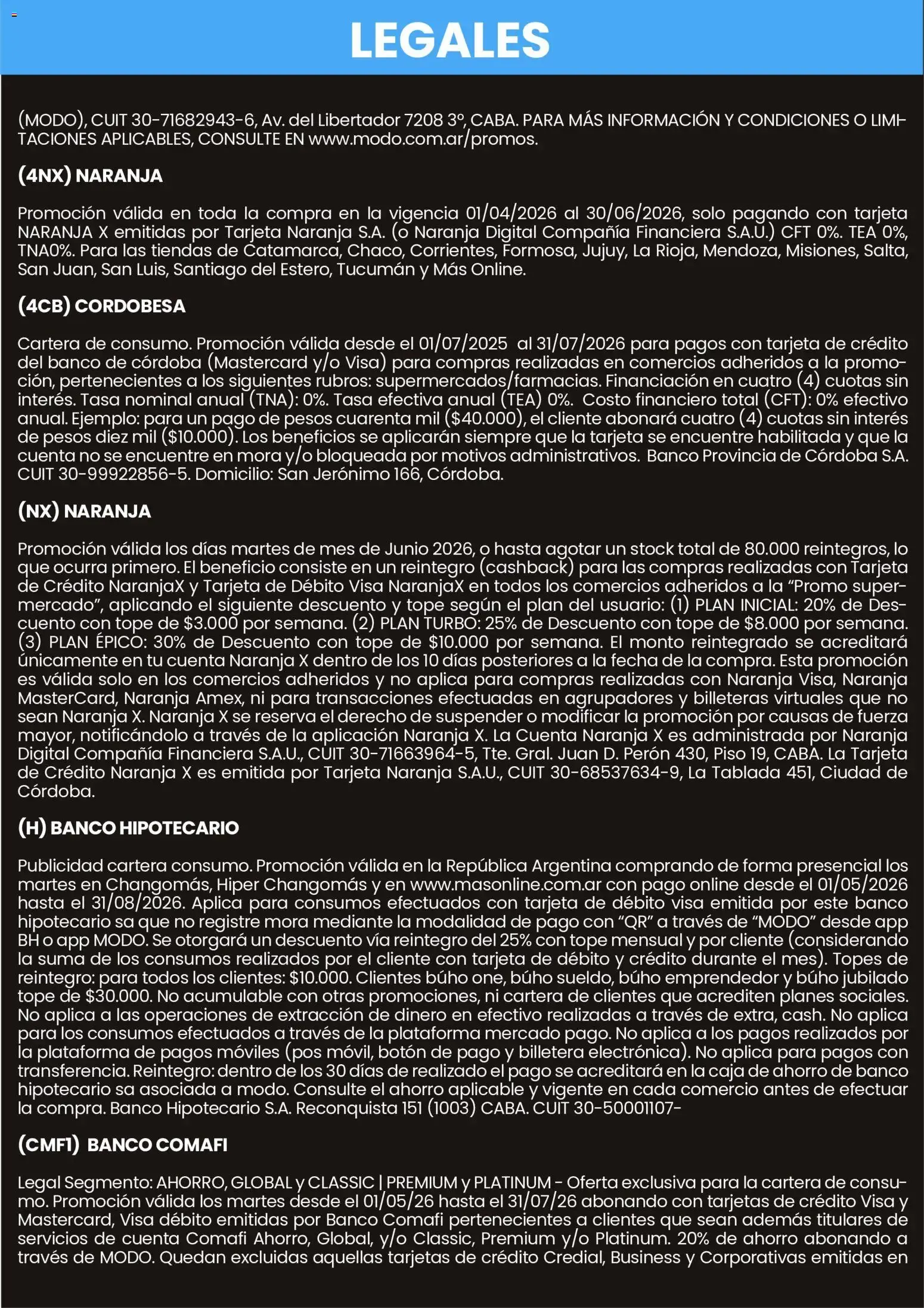 Ofertas de Changomas - Financiacion Junio || del 01/06/2026 - 30/06/2026 || Catálogo 1 de junio al 30 de junio 2026 - Página 6 del catálogo
