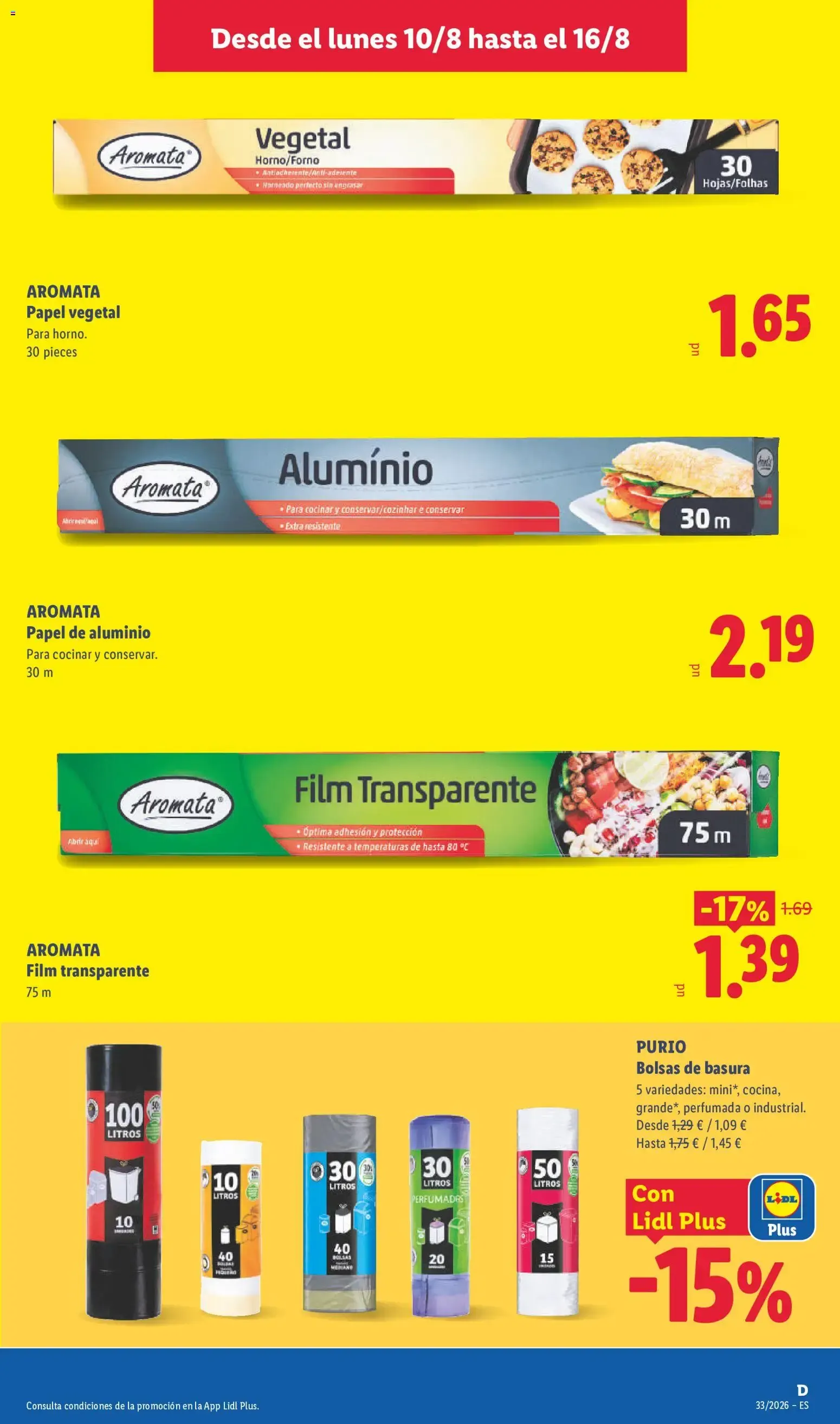 Catálogo de Lidl: Batimos el récord del ahorro 10 de agosto al 16 de agosto 2026 - Página 33