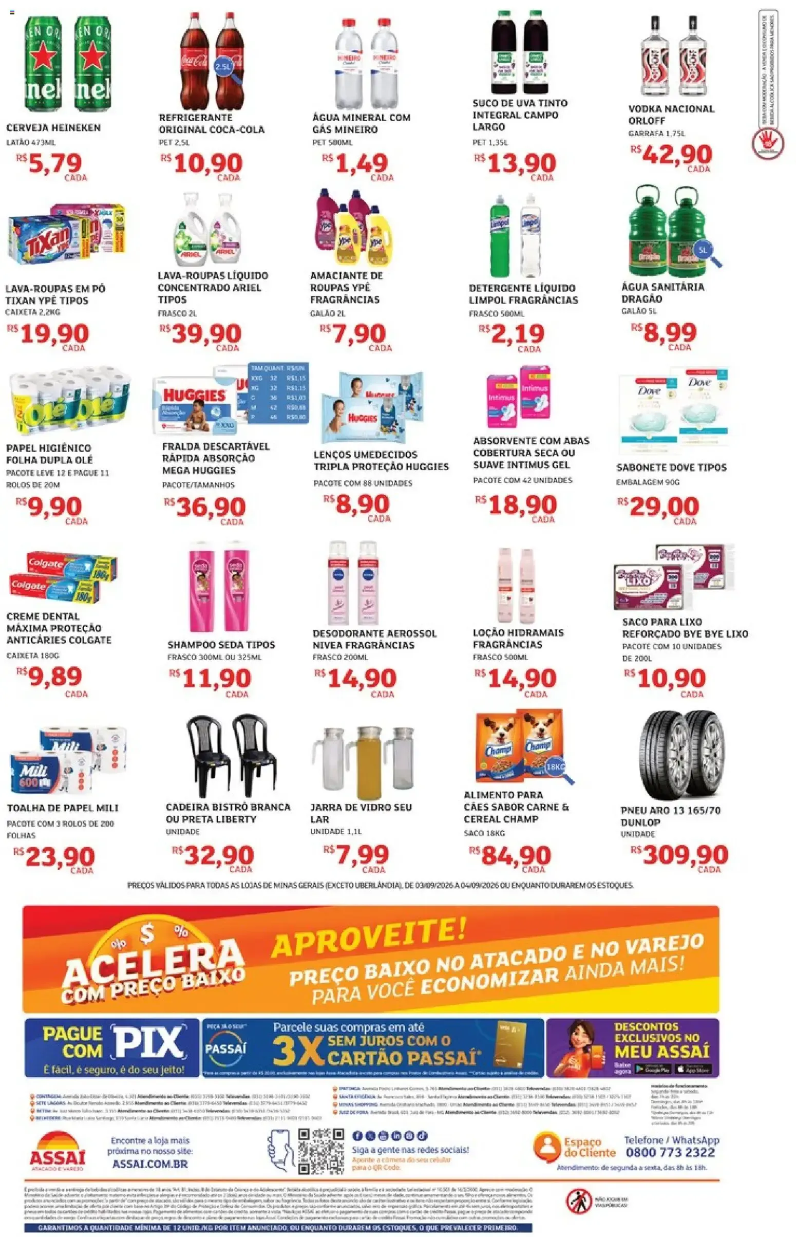 Encarte de Assaí Atacadista ofertas - MG de 03/09/2026 | Promoções Online 3 de setembro até 4 de setembro 2026 - Pagina 2