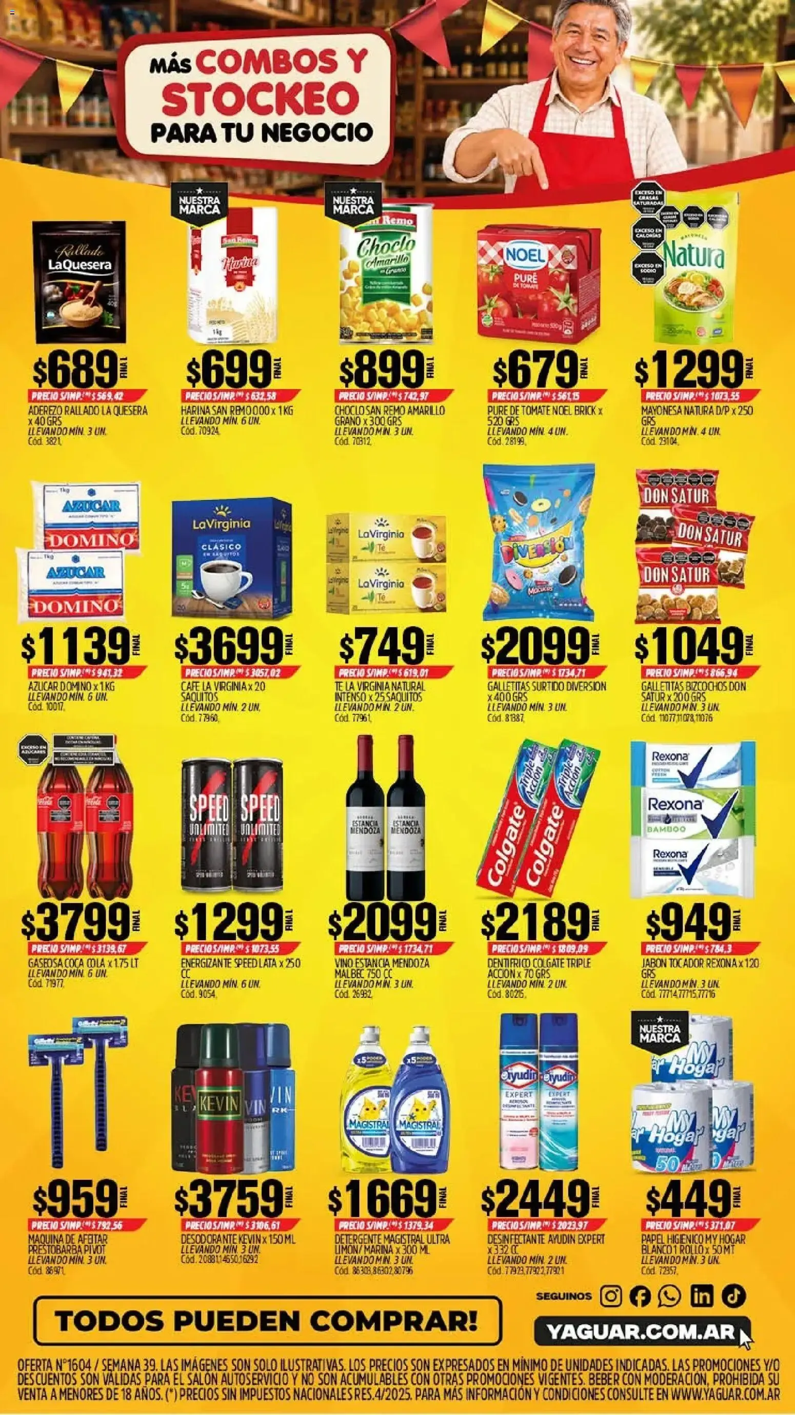 Ofertas de Mayorista Yaguar - Mes del Almacenero - P. Chacabuco 21 de septiembre al 27 de septiembre 2026 - Página 2 del catálogo