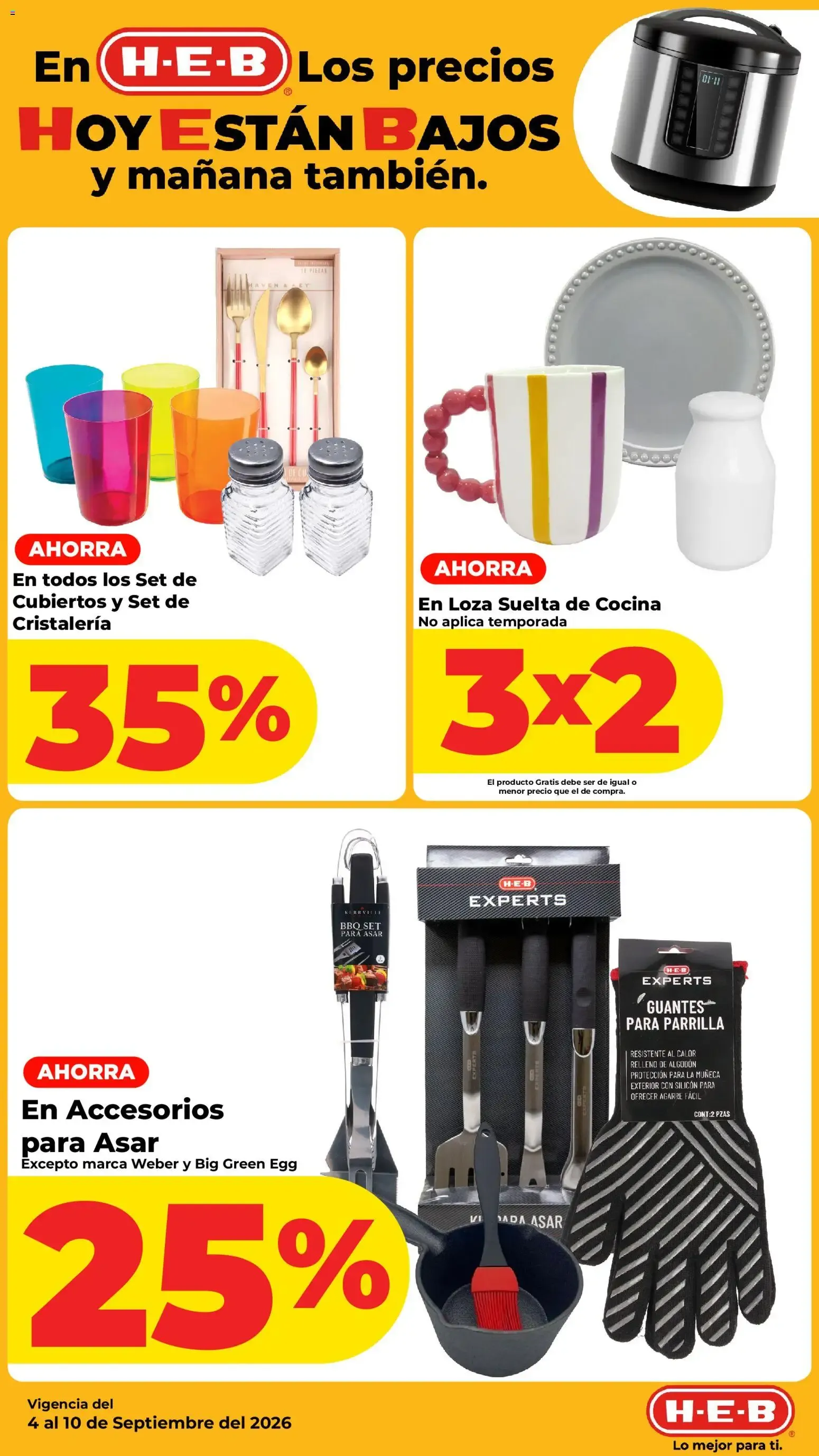 Catálogo de H-E-B: Los precios hoy están bajos y mañana también 4 de septiembre al 7 de septiembre 2026 - Pagina 15