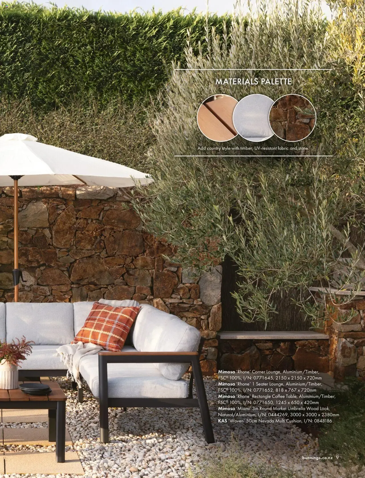 Bunnings Warehouse Outdoor Style Guide from 25 August to 31 December 2026 - Catalogue Page 9