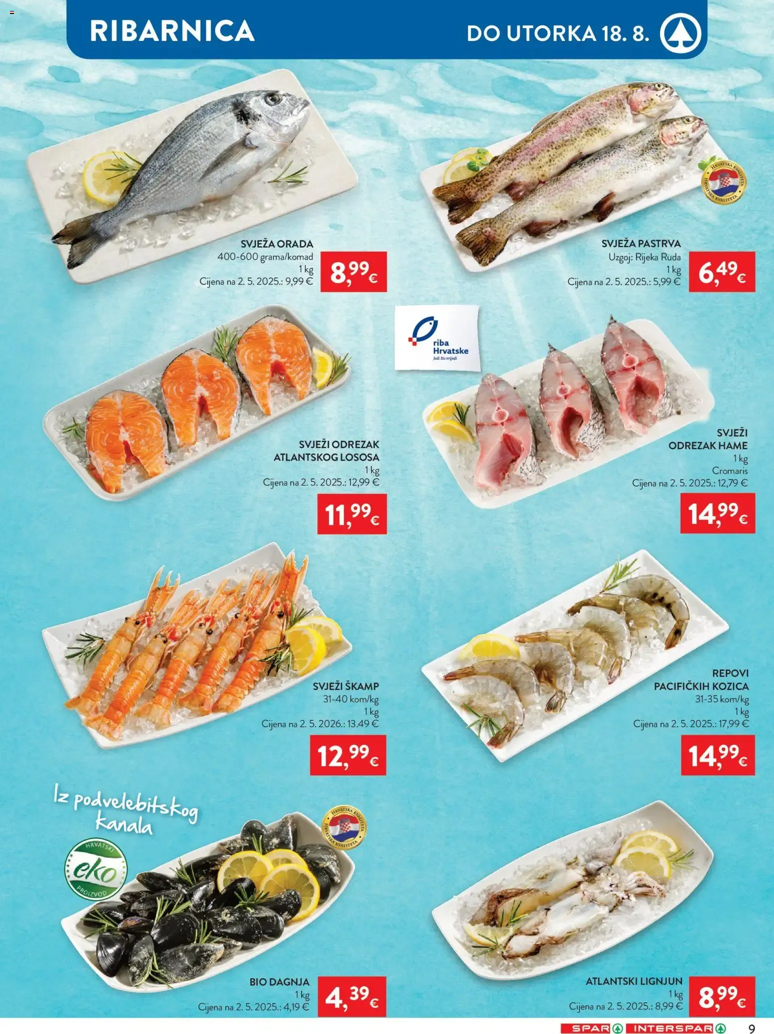 Katalog Interspar Katalog novi od 12.08.2026 na listanje > letak digitalni od 12. kolovoza do 18. kolovoza 2026. - Pregled Stranica 9