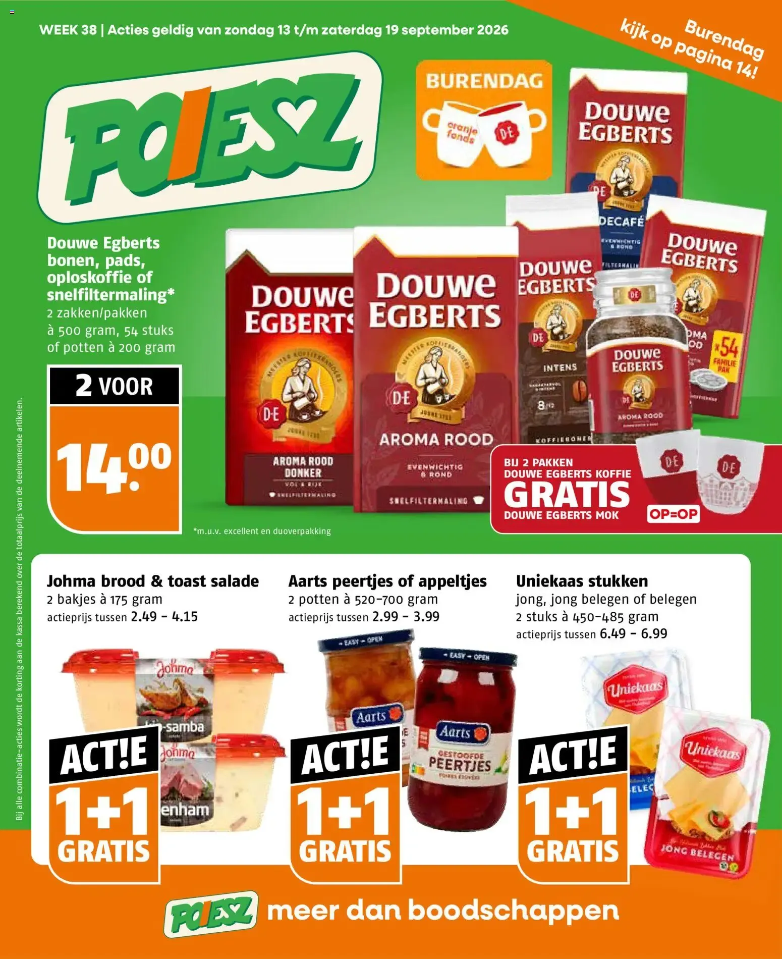 Poiesz folder vanaf 13-09-2026 || NIEUWE van 13 september tot 19 september 2026 - Folder pagina 1