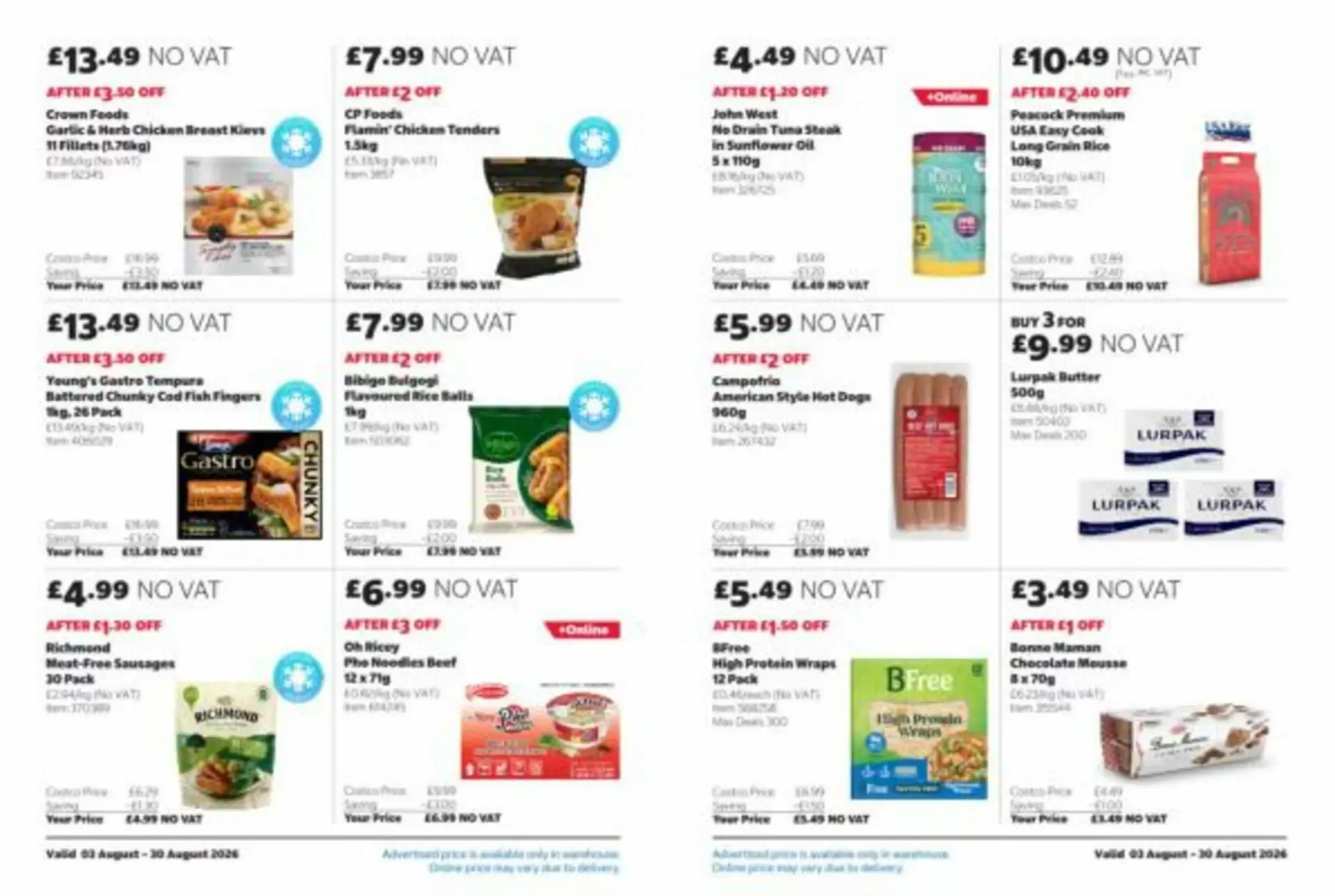 Costco leaflet from 3 August to 30 August 2026 - Catalogue Page 5