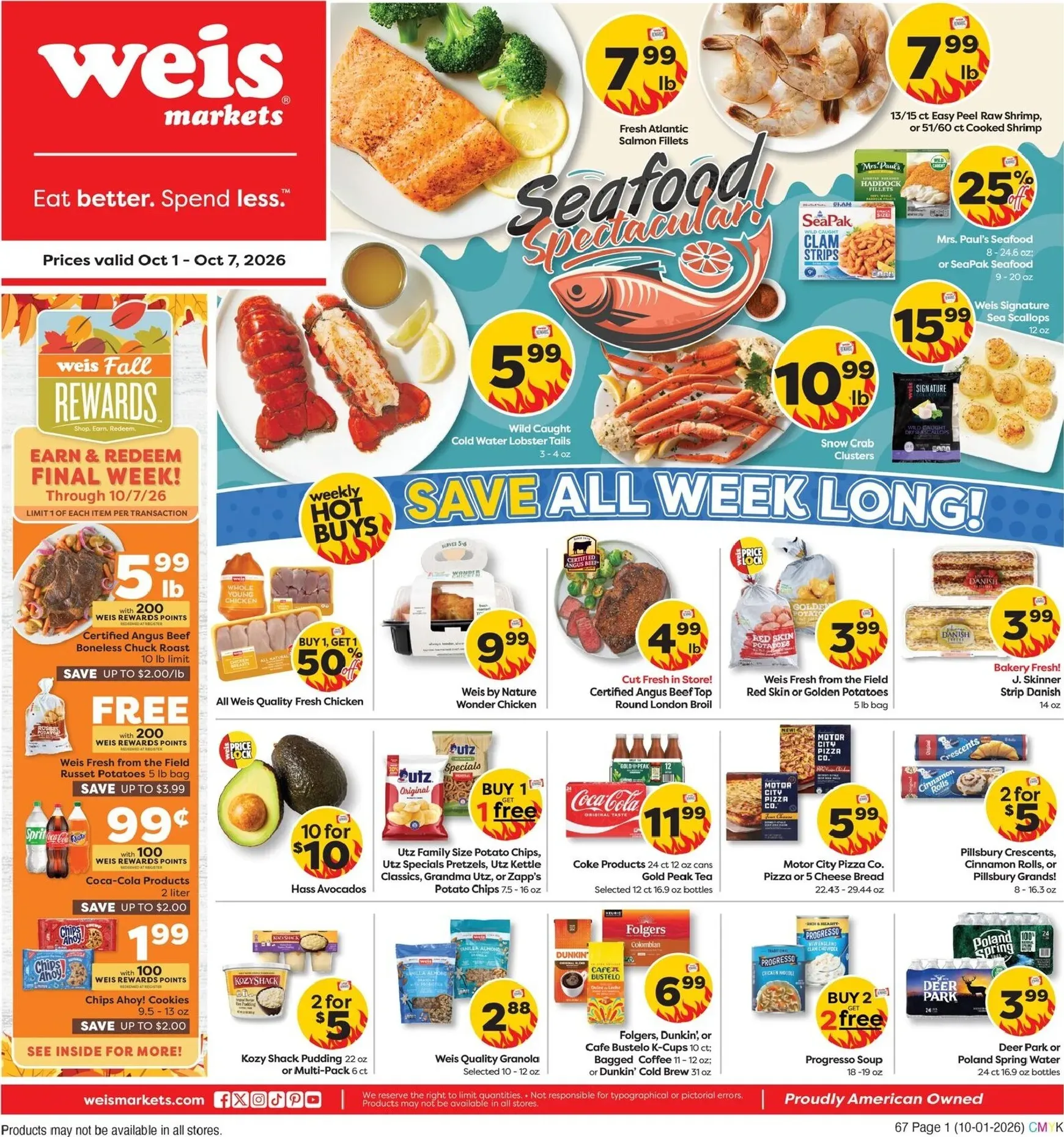 Weekly ad Weis Price Lock: Ahorros extendidos en miles de productos from October 1 to October 28 2026 - Page 4