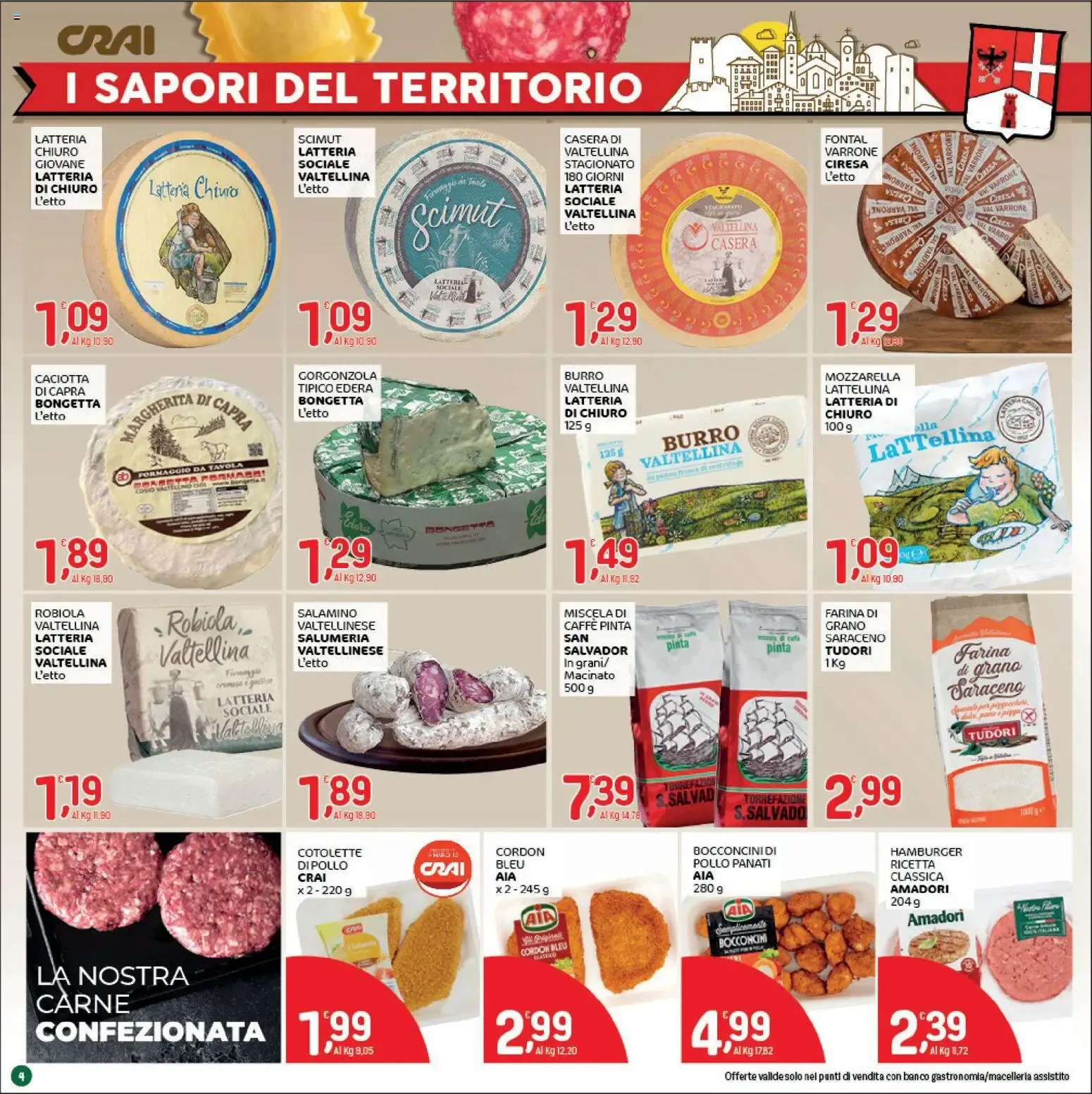 CRAI - TANTI PRODOTTI al COSTO da 23 luglio a 5 agosto di 2026 - Pagina del volantino 4