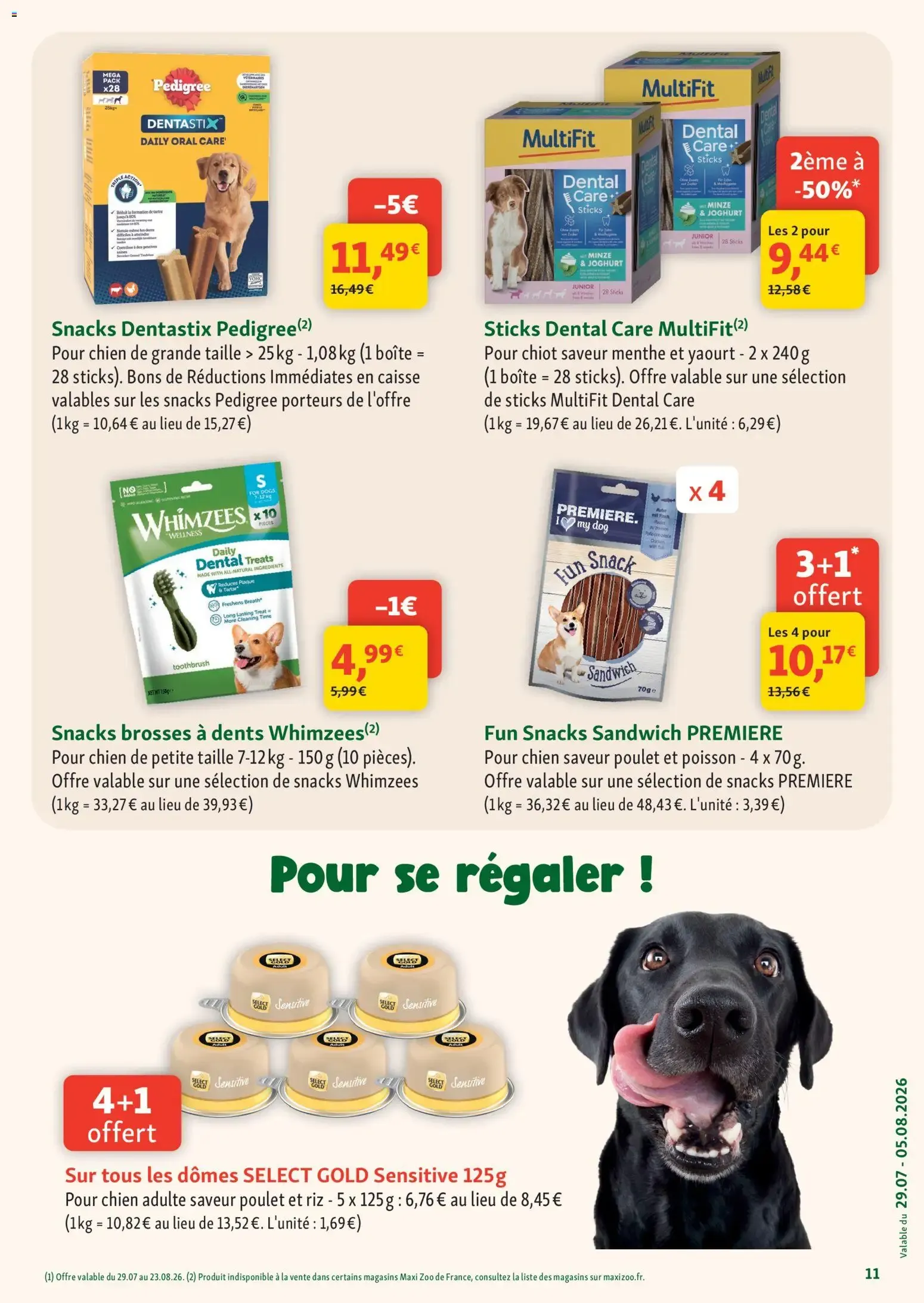 Maxi Zoo du 29 juillet au 5 août 2026 - Catalogue page 11