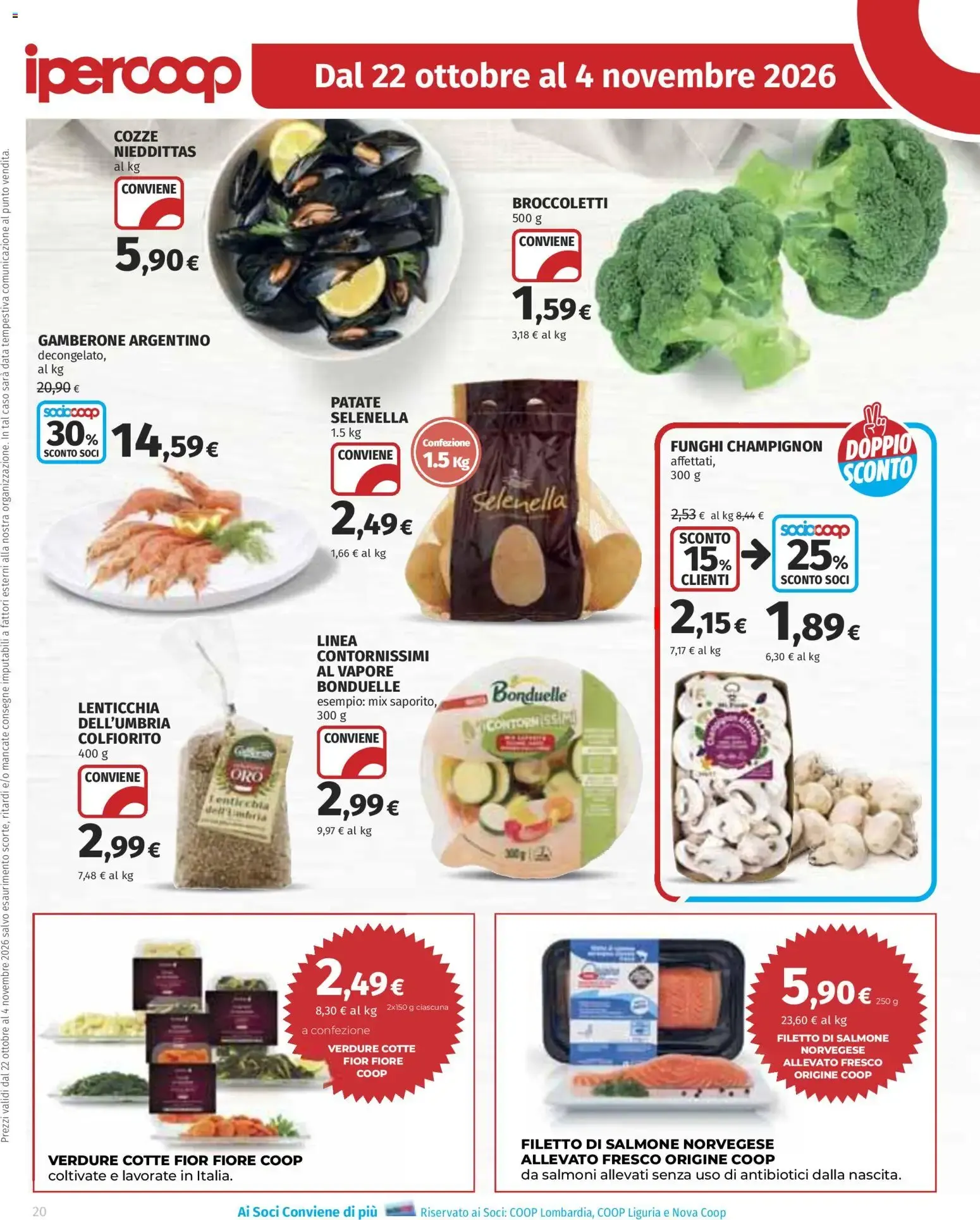 Anteprima volantino Ipercoop dal 22/10/2026 - nuovo offerte da 22 ottobre a 4 novembre di 2026 - Pagina del volantino 20