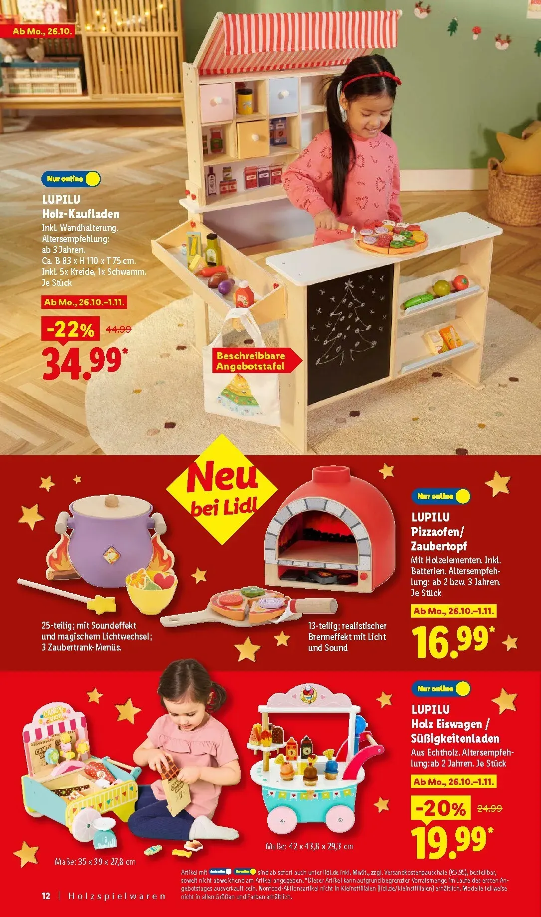Lidl - Entdecke zahlreiche Geschenkideen Prospekt – von Montag 19.10.2026 bis Donnerstag 24.12.2026 von 26. Oktober bis 24. Dezember 2026 - Prospekt seite 12